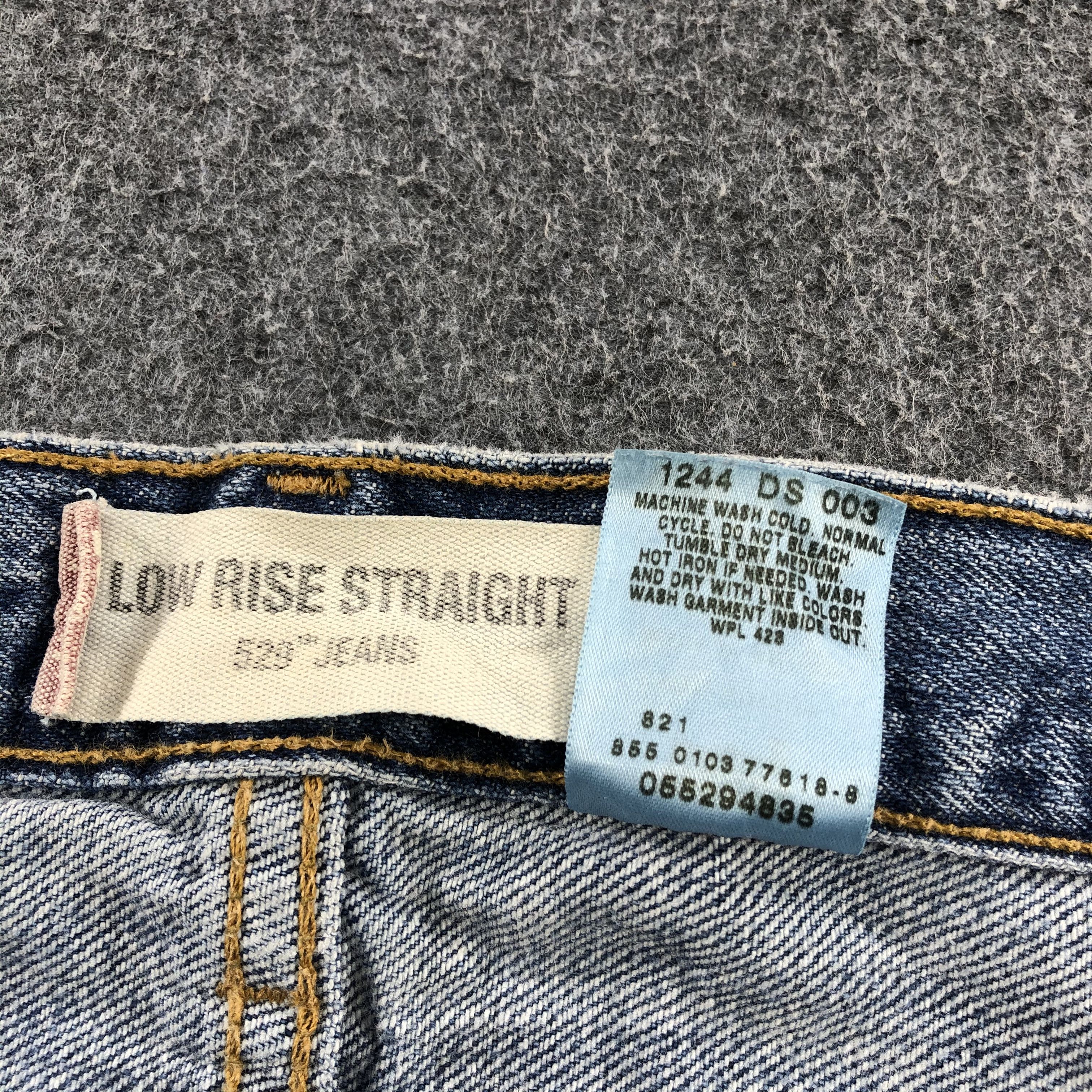 Levi's Dirty Vintage Levis Jeans Lot 529 Faded Blue Denim-J1070 Size US 33 - 10 Thumbnail