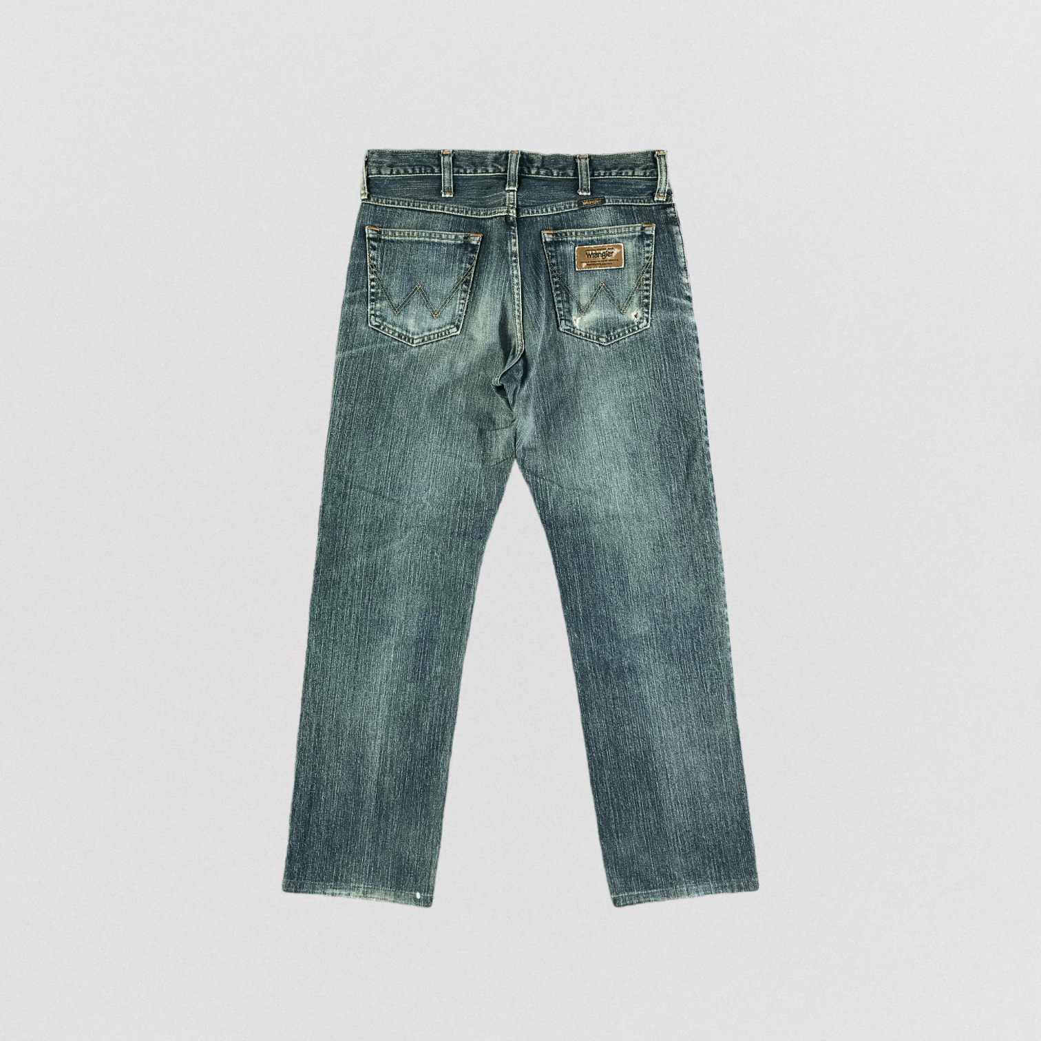 Vintage Blue Wash Wrangler Jeans-JM3245