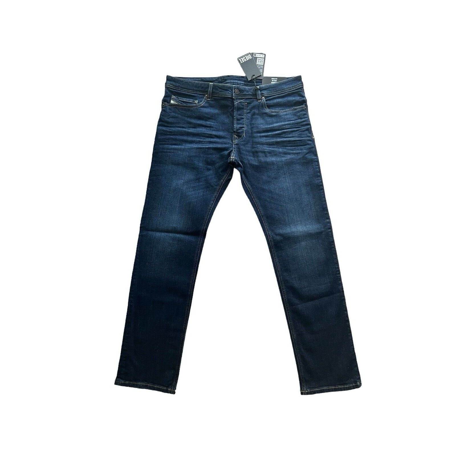 Diesel Diesel Mens Buster Tapered Fit Jeans RM065 Blue Size 36/32 Size US 36 / EU 52 - 1 Thumbnail