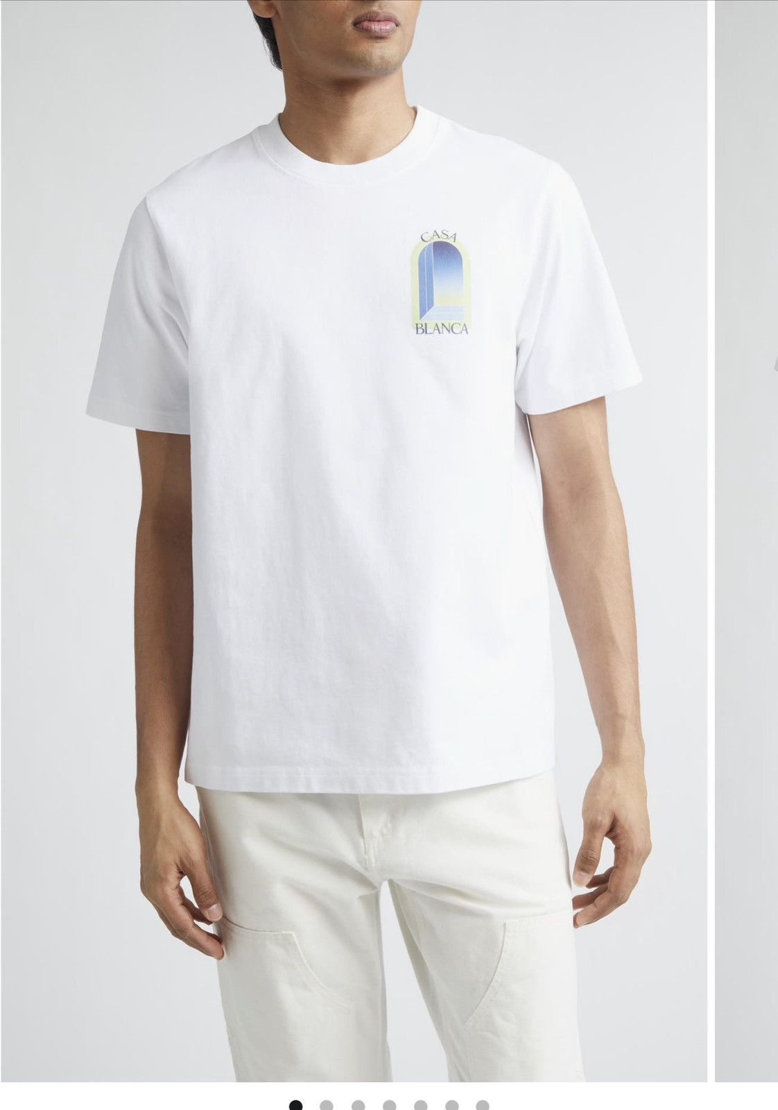 Casablanca Tee - Green Arches Size US M / EU 48-50 / 2 - 2 Thumbnail