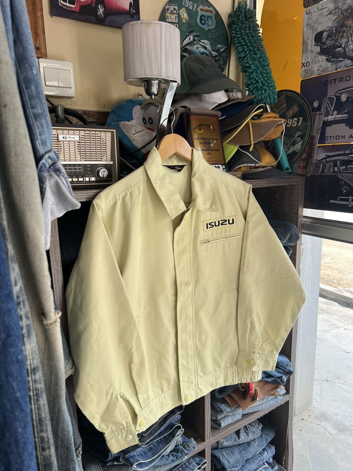 Japanese Brand 🔥Vintage Hanma Isuzu Work Jacket Size US M / EU 48-50 / 2 - 10 Thumbnail