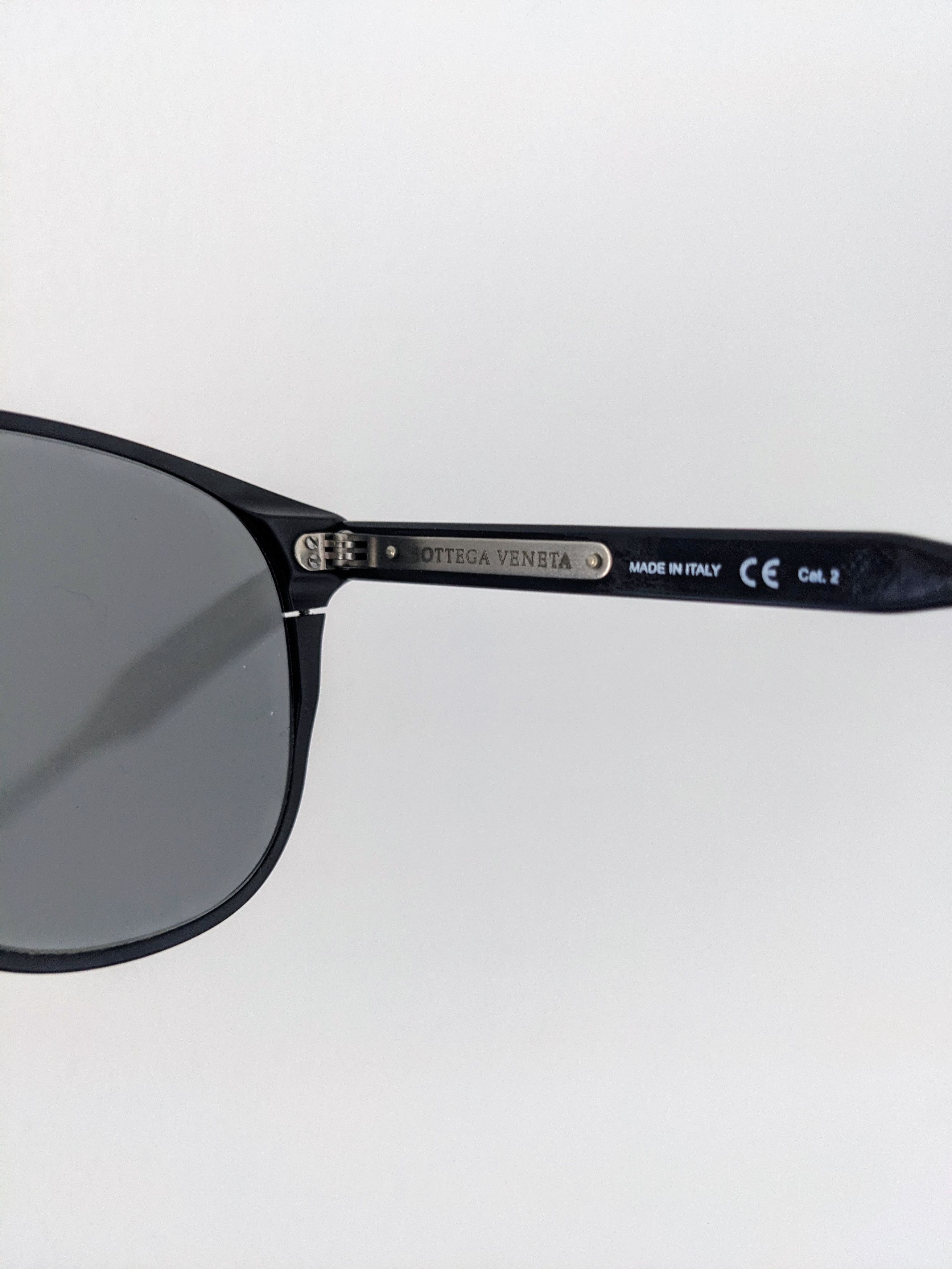 Bottega Veneta Aviator Aluminium Black Sunglasses Size ONE SIZE - 6 Thumbnail