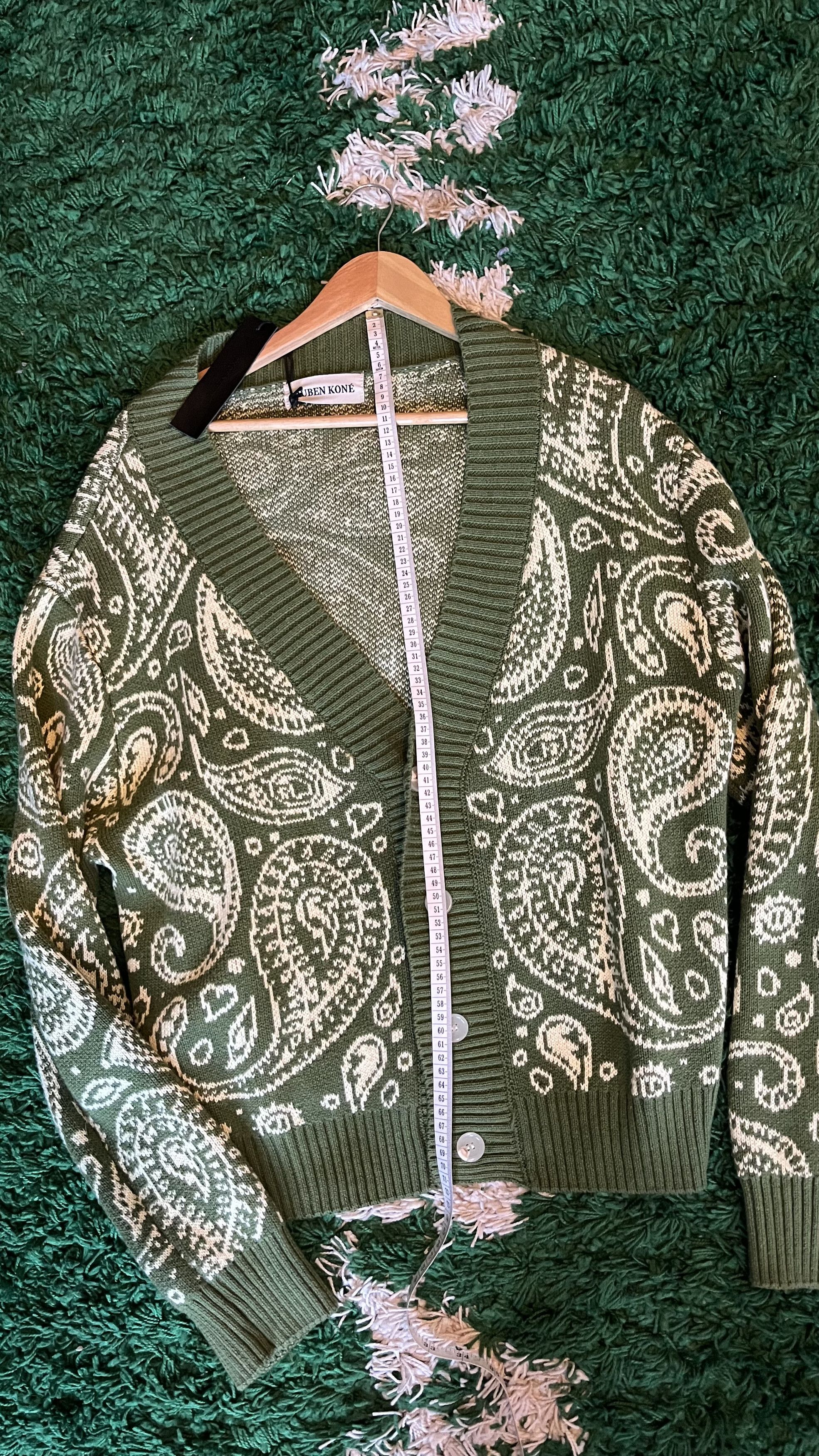 Ruben Kone Ruben kone green cardigan Size US M / EU 48-50 / 2 - 6 Thumbnail