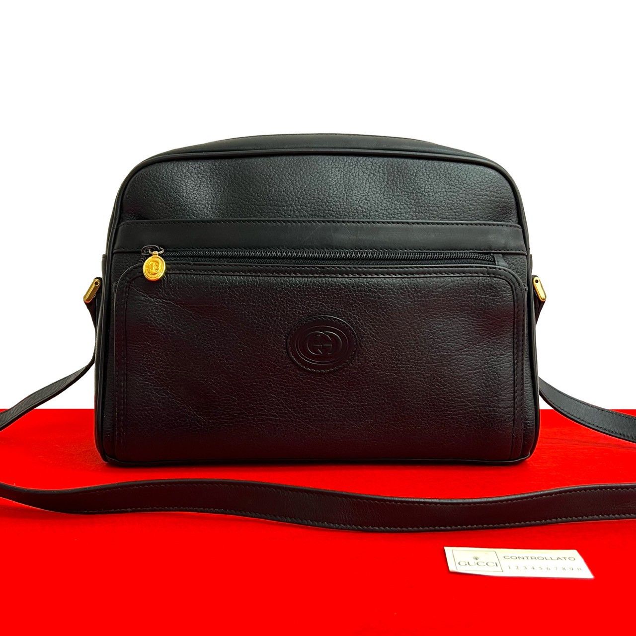 Gucci Gucci Gucci Leather Shoulder Bag Leather Shoulder Bag DUTY FREE for USA Size ONE SIZE - 1 Thumbnail
