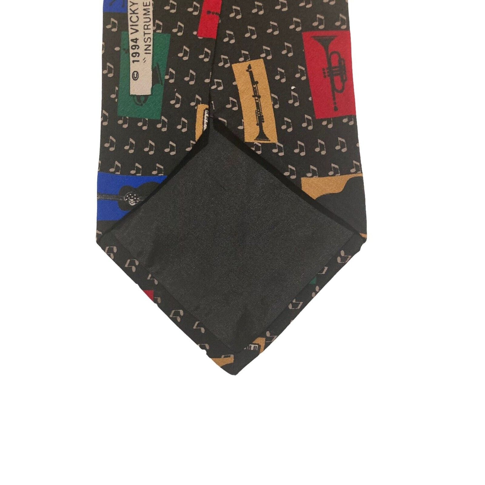 Vicky Davis Vicky Davis Men's NeckTie Instrumental Musical Notes Size ONE SIZE - 6 Thumbnail