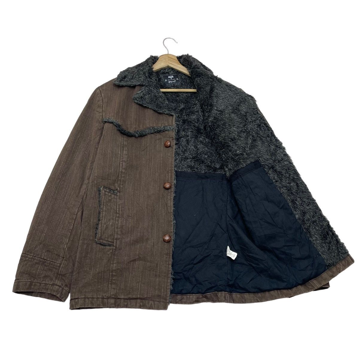 14th Addiction Vtg Japanese Brand Baycrest Shearling Heavy Cotton Jacket Size US M / EU 48-50 / 2 - 1 Thumbnail
