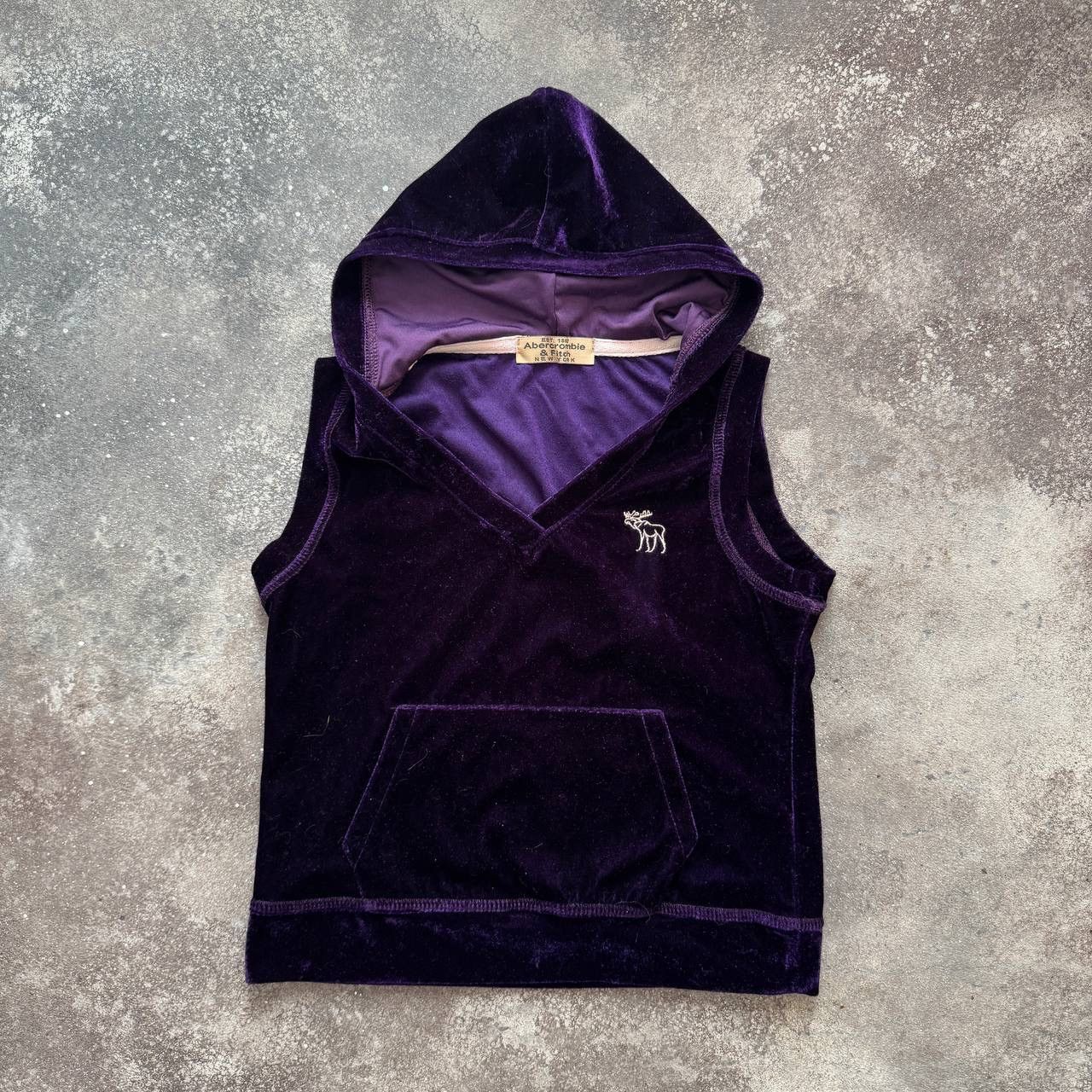 Abercrombie & Fitch Abercrombie & Fitch Y2K Velour Set Hoodie & Shorts Size S / US 4 / IT 40 - 6 Thumbnail
