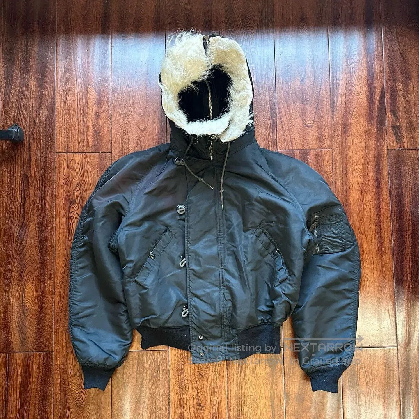 Vintage Vintage N2B Bomber 80s USA. Size US M / EU 48-50 / 2 - 1 Thumbnail