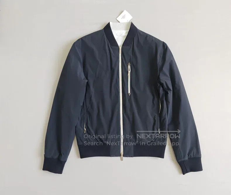 Hermes Hermes Two-sided jacket cotton coat, one side navy blue an Size US M / EU 48-50 / 2 - 1 Thumbnail