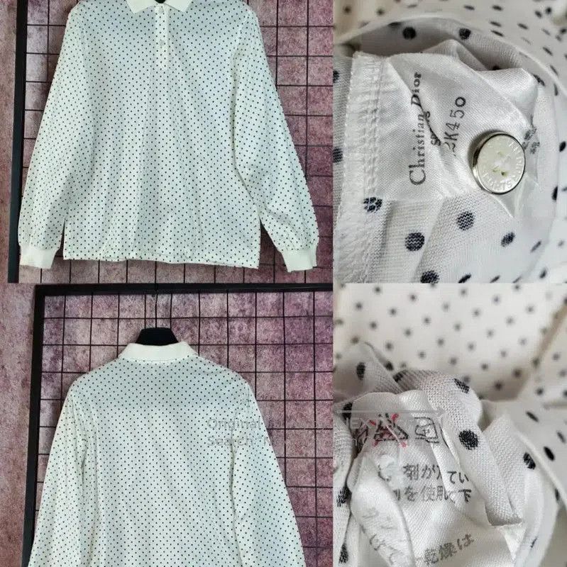 Dior Dior White Polka Dot Long Sleeve T. Size M / US 6-8 / IT 42-44 - 2 Thumbnail