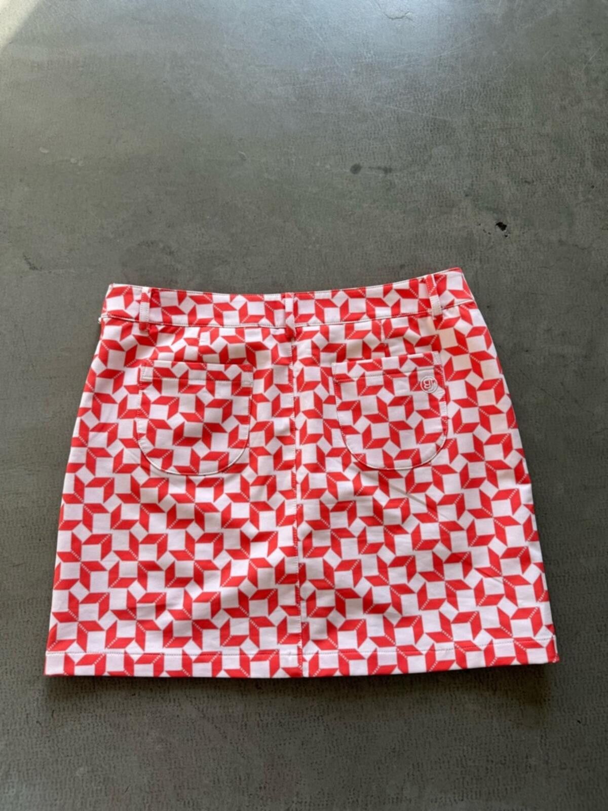 Other Benjefe / Golf Skort Pleated Geometric Size 32" / US 10 / IT 46 - 5 Thumbnail