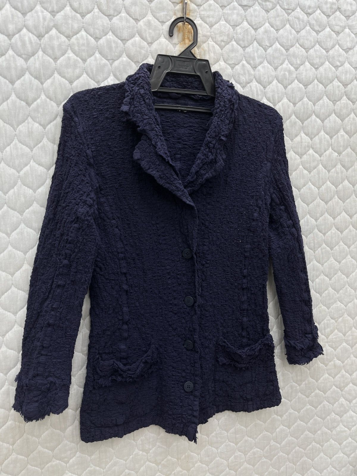 Issey Miyake 🔥🔥🔥ARCHIVE ISSEY MIYAKE ELASTIC JACKET / CARDIGAN Size M / US 6-8 / IT 42-44 - 2 Thumbnail
