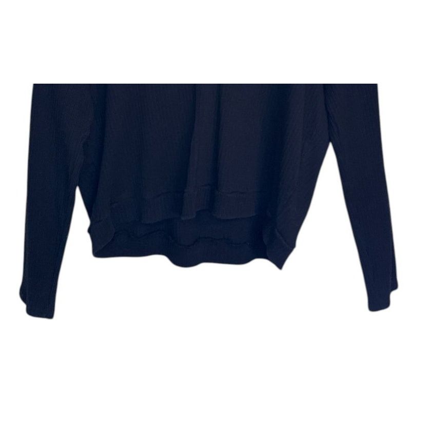 Free People Free People Beach Sweater Women Medium Black Oversized Size M / US 6-8 / IT 42-44 - 3 Thumbnail