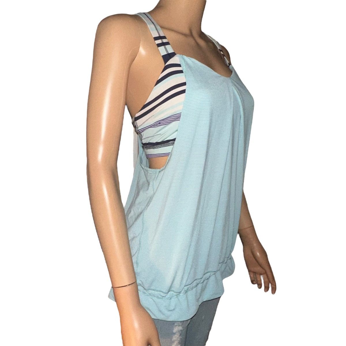 Lululemon Lululemon Athletica Rest Less aqua tank top Size M / US 6-8 / IT 42-44 - 6 Thumbnail