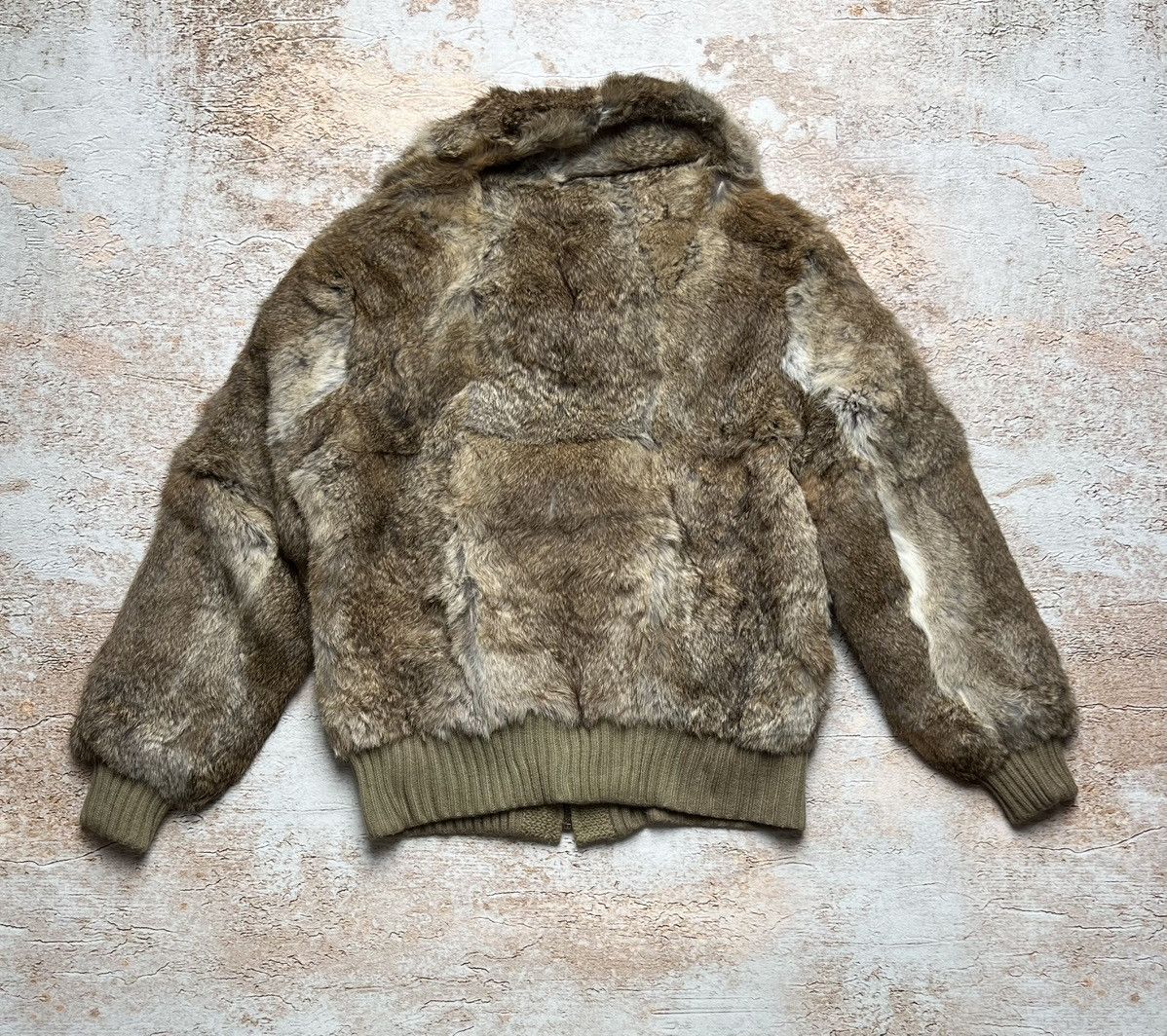 Vintage Vintage 90s fur cropped bomber jacket Size S / US 4 / IT 40 - 7 Thumbnail
