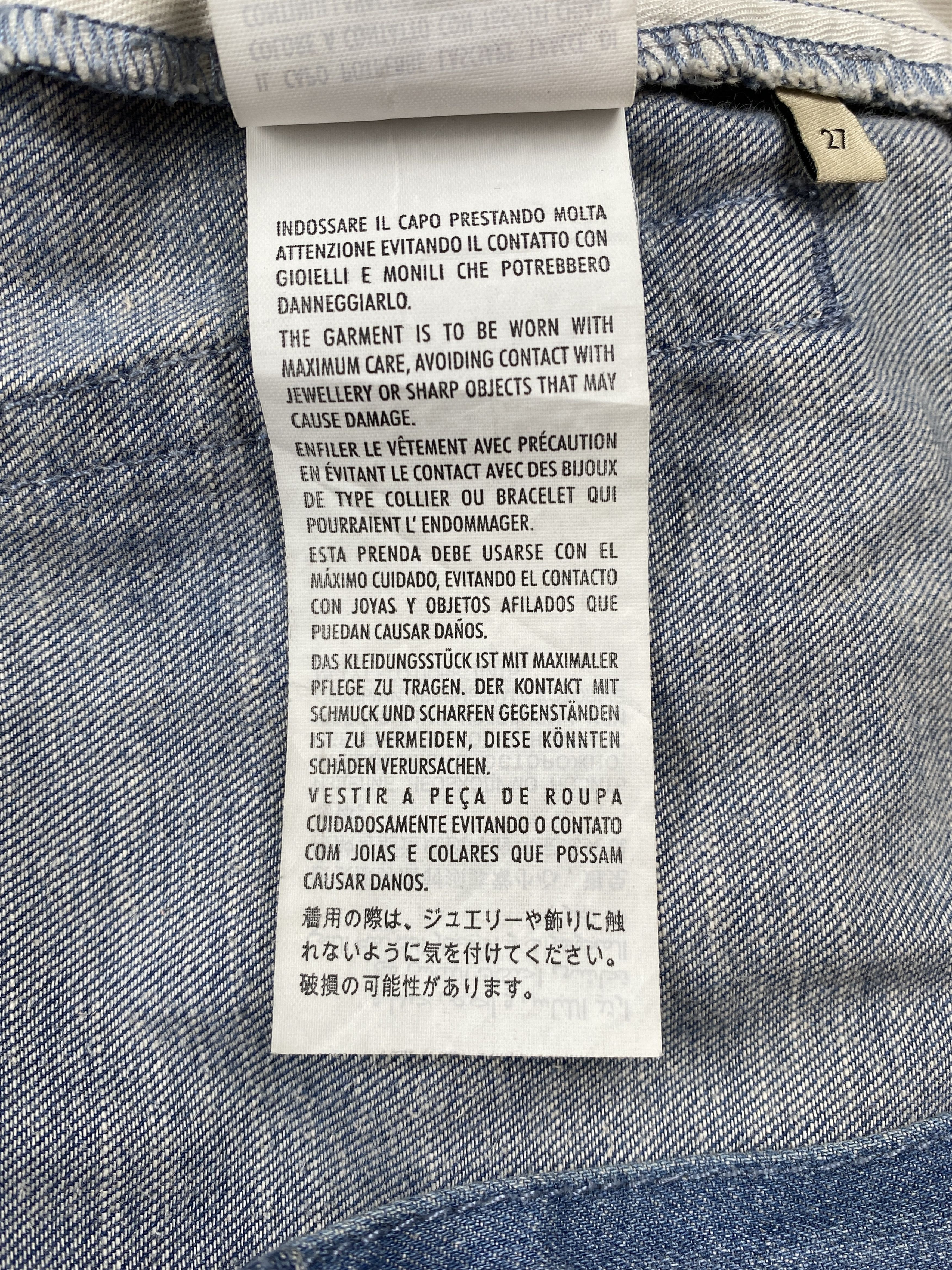 Gucci Washed Denim Jeans Size 26" / US 2 / IT 38 - 21 Thumbnail