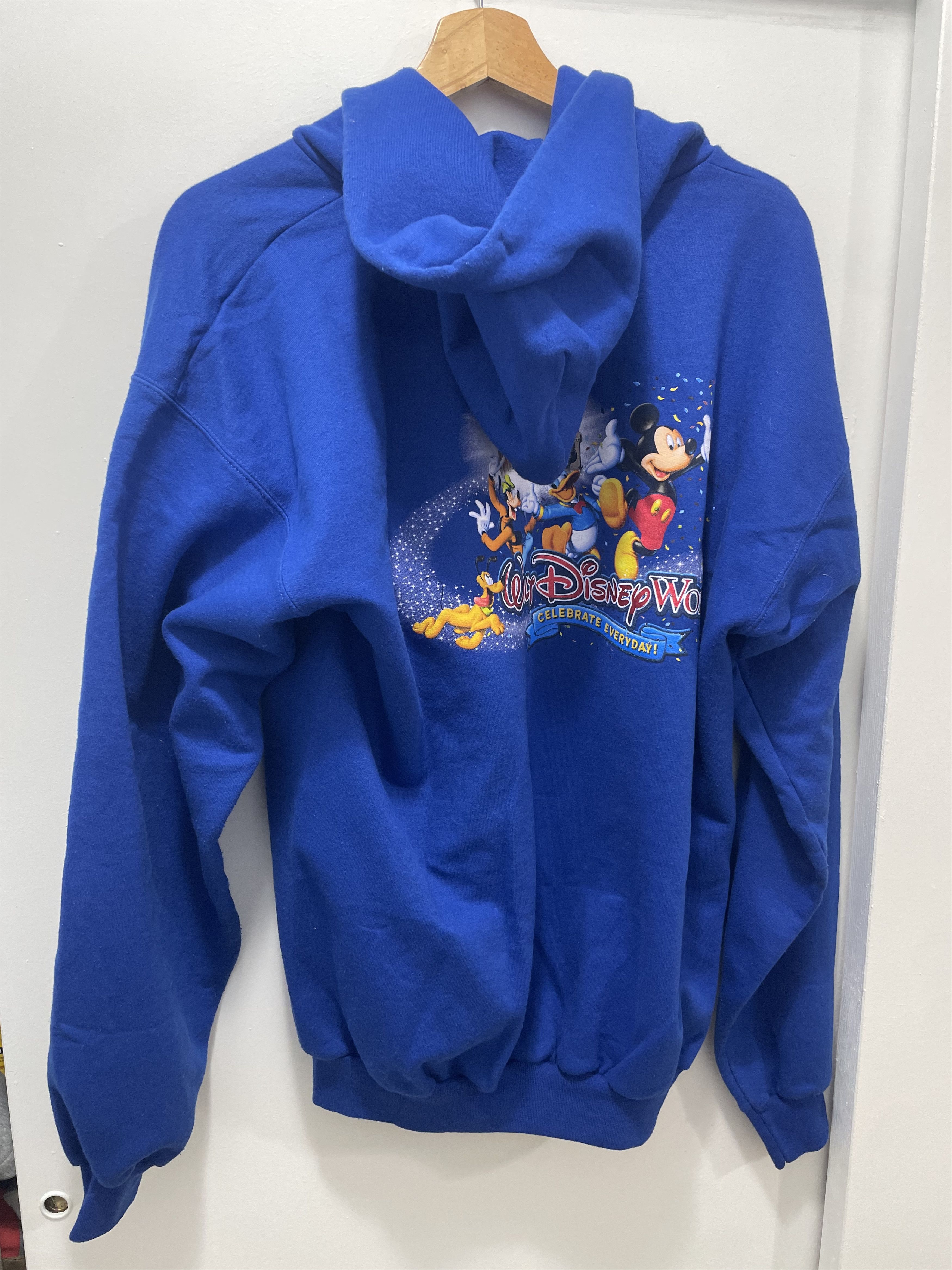 Disney Disneyland Resort Hoodie Adult Size Medium Blue Zip Up Size US M / EU 48-50 / 2 - 7 Thumbnail
