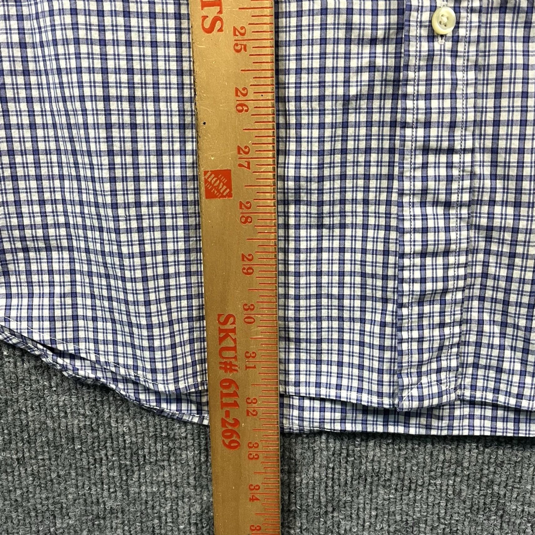Polo Ralph Lauren Polo Ralph Lauren Plaid Classic Flannel Button-Up Shirt XL Long Sleeve Pony Blue Size US XL / EU 56 / 4 - 5 Thumbnail