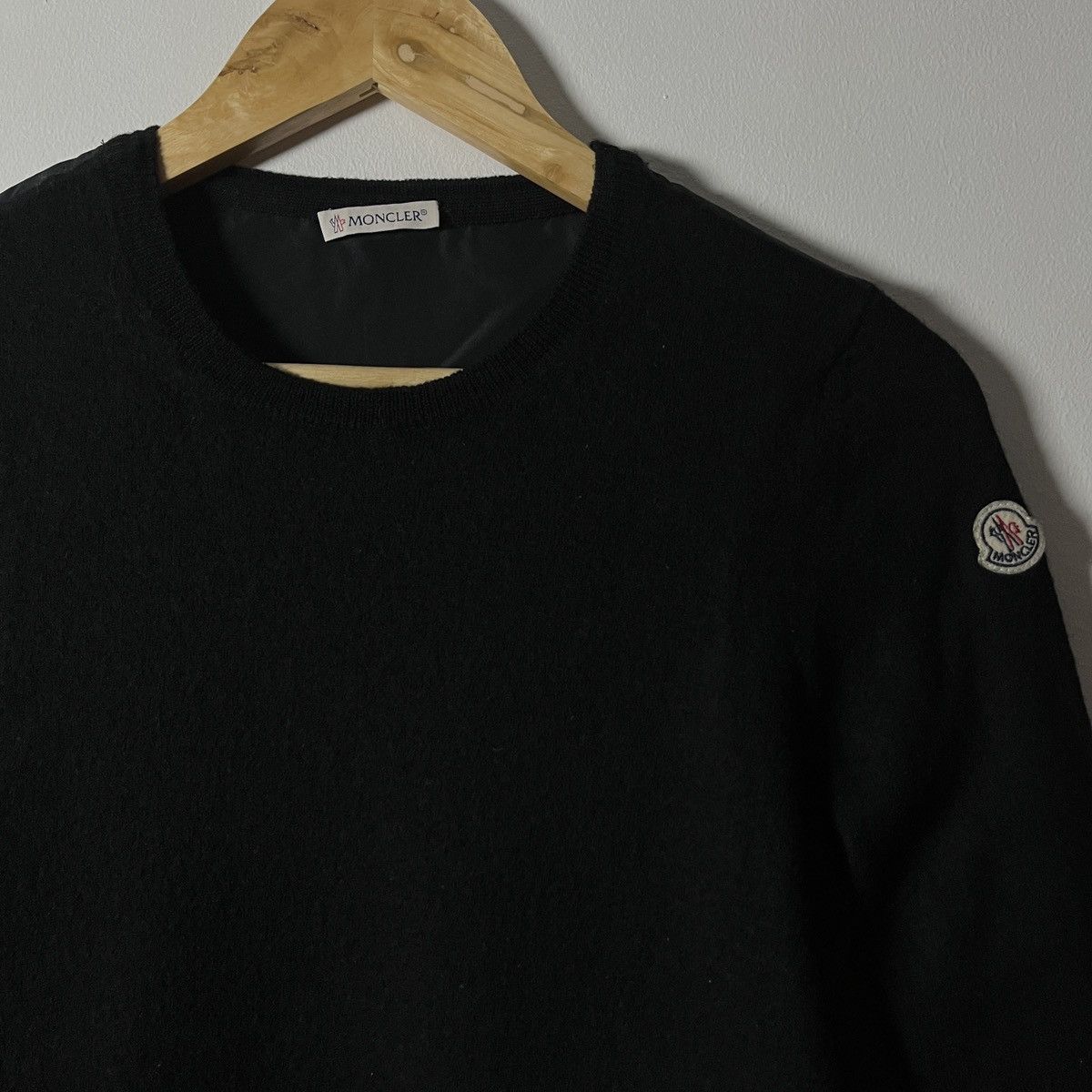 Moncler Moncler Maglion Tricot Girocollo Wool Nylon Sweater Size M / US 6-8 / IT 42-44 - 2 Thumbnail