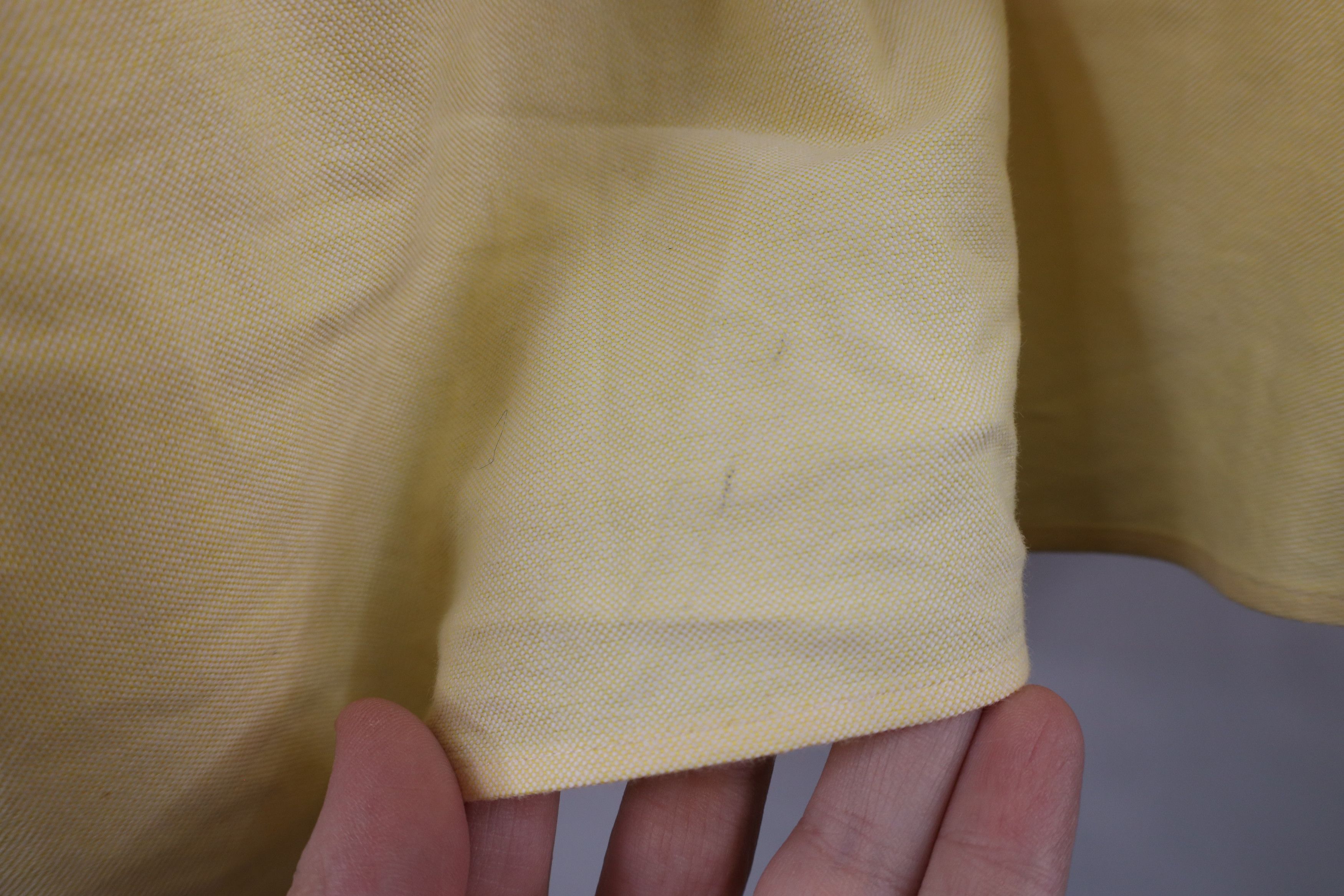 Ralph Lauren × Vintage Vintage 90s Ralph Lauren Oxford Button Down Shirt Yellow Size US L / EU 52-54 / 3 - 10 Thumbnail