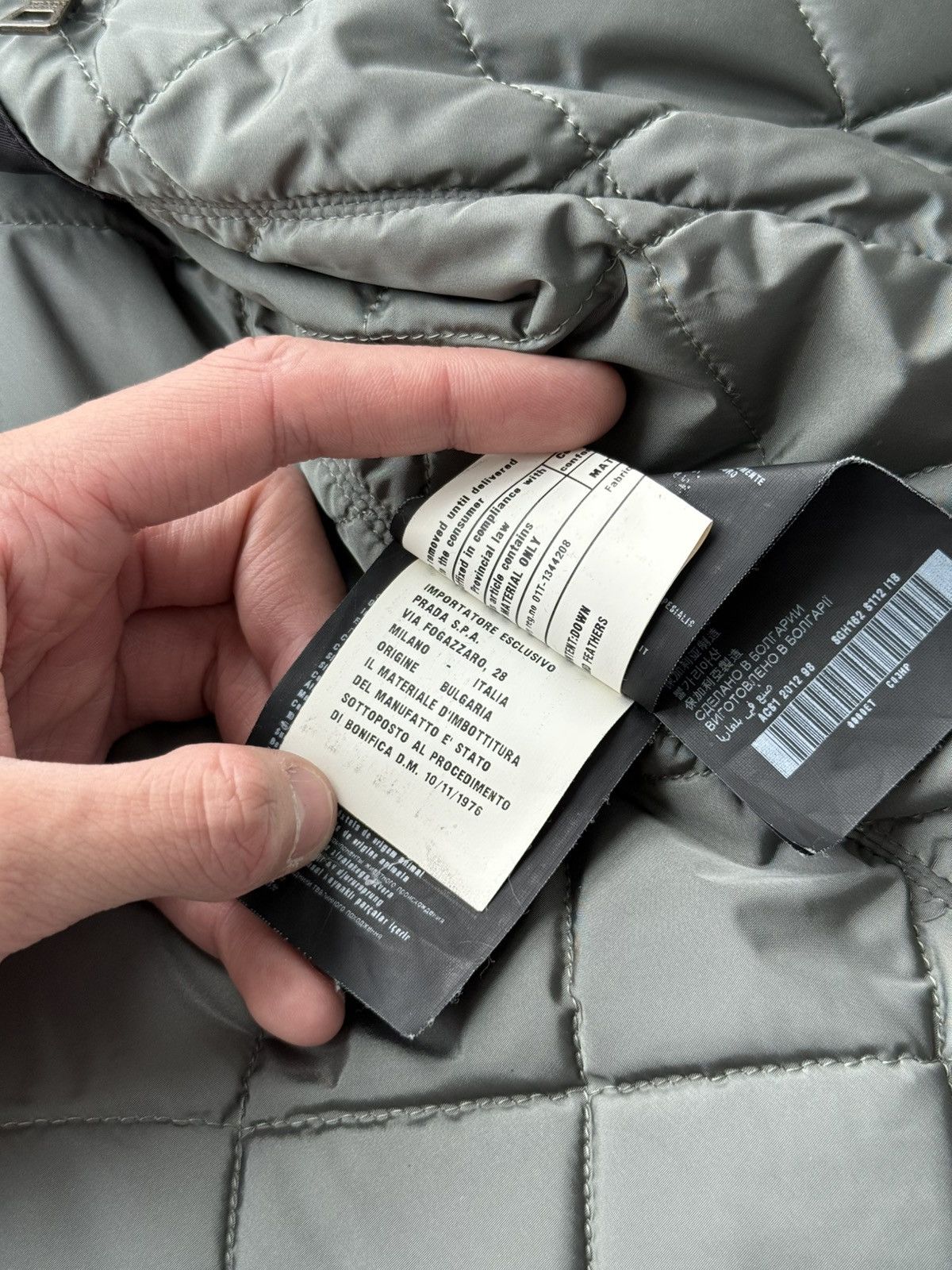 Prada Prada Badge Logo Cargo Gabardine Nylon/Lamb Puffer Down Vest Size US M / EU 48-50 / 2 - 20 Thumbnail