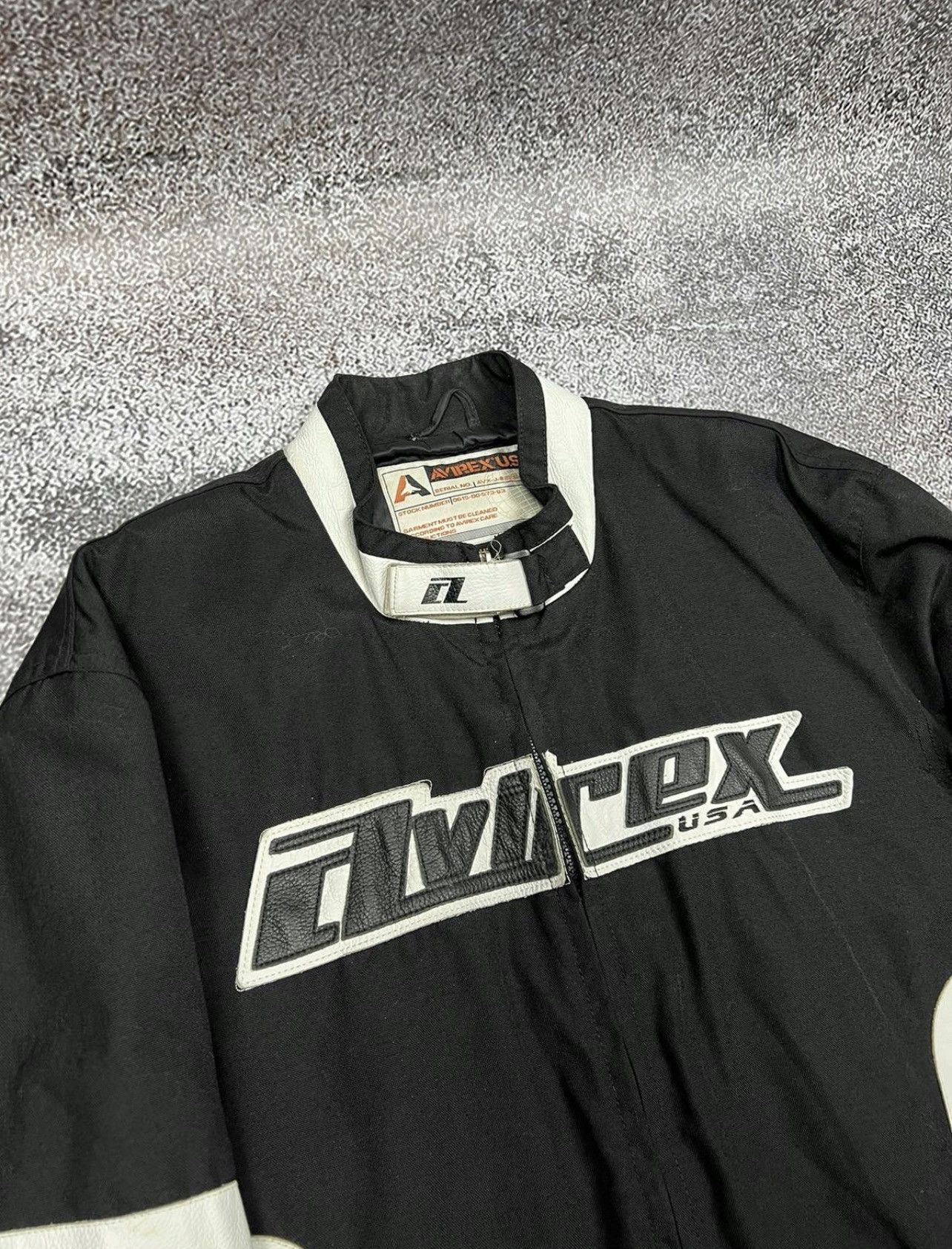 Avirex Avirex USA Motorcycle Cordura Racing Leather Jacket big logo Size US XL / EU 56 / 4 - 8 Thumbnail