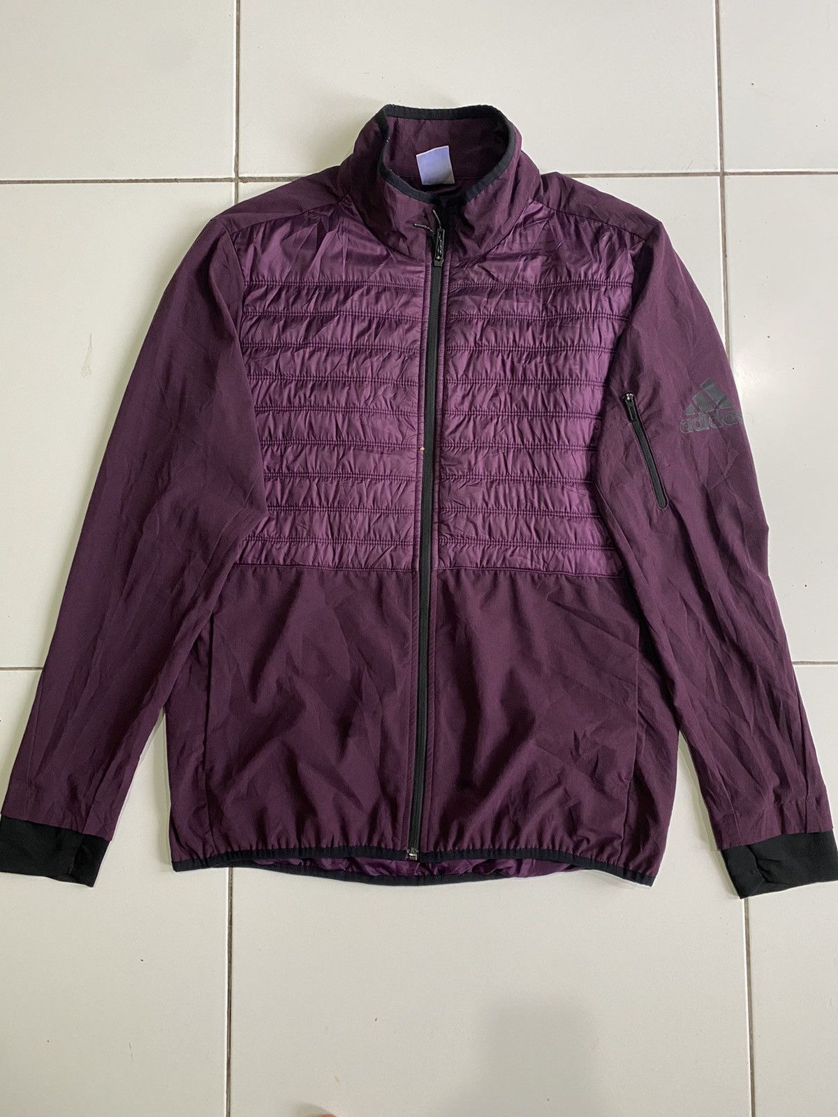 Adidas Adidas Insulated Quilted Zip up purple Jacket Size M / US 6-8 / IT 42-44 - 1 Thumbnail