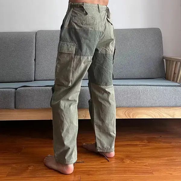 Japanese Brand × Vintage multi pocket function patchwork military cargo pants Size US 32 / EU 48 - 1 Thumbnail