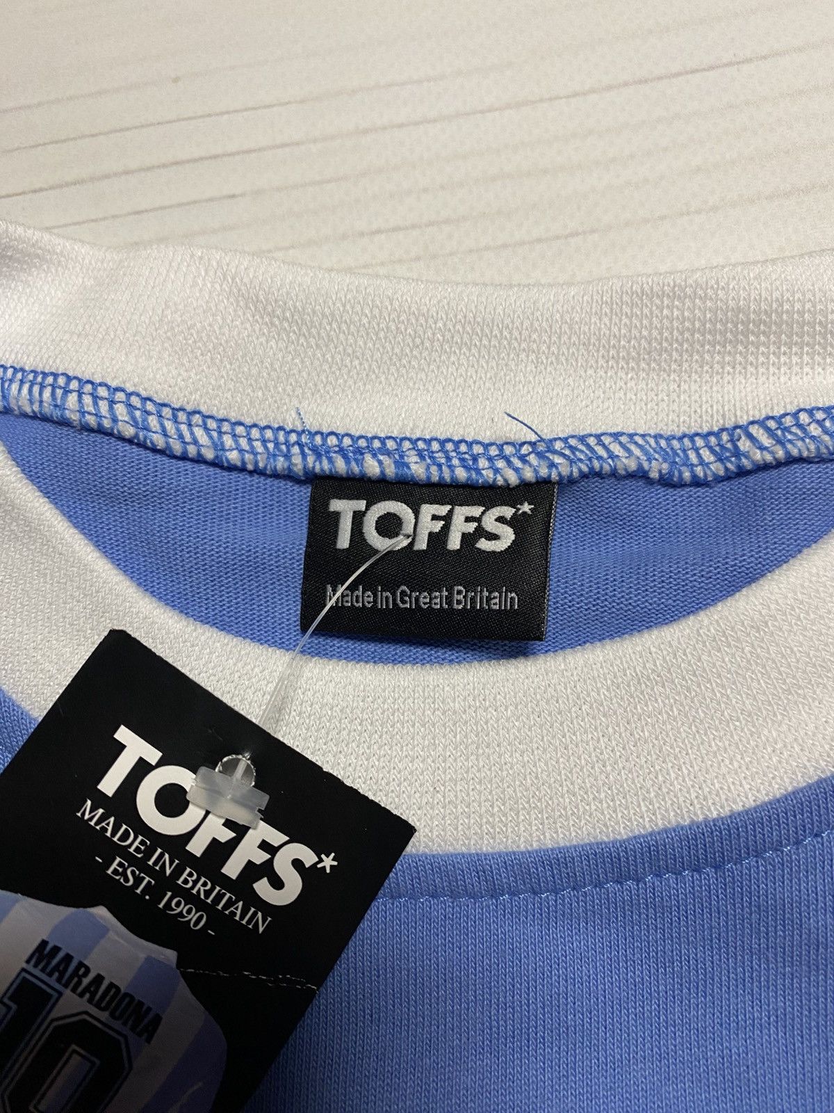 Toffs × Vintage Vintage Manchester City 1960’s #8 player football t shirt Size US XL / EU 56 / 4 - 3 Thumbnail