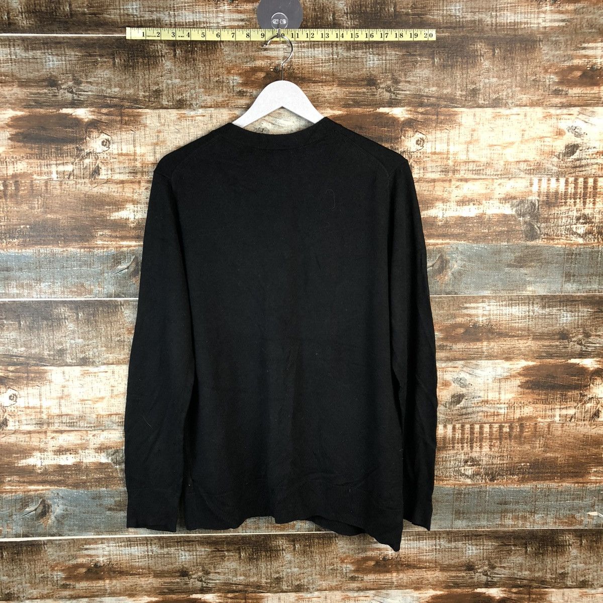 Vintage DL Gap Black Cardigan Knitwear #C444 Size US L / EU 52-54 / 3 - 13 Thumbnail