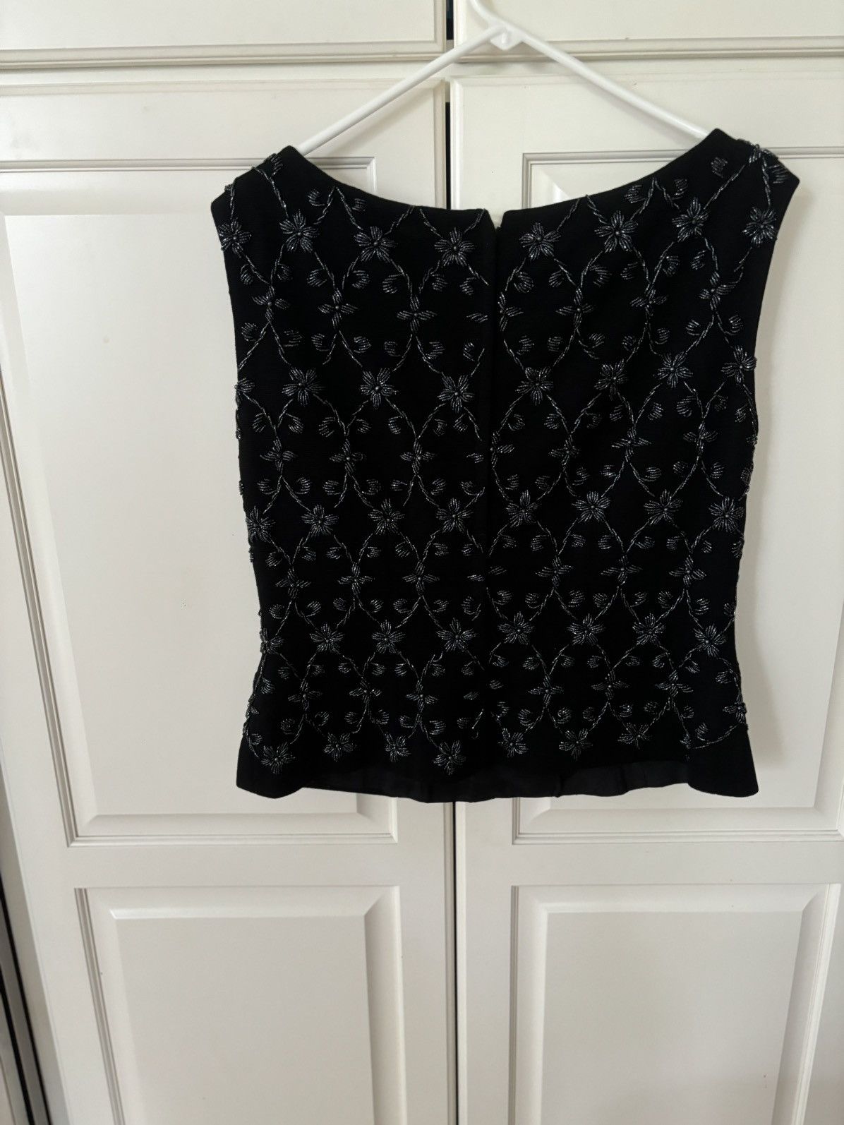 Vintage Banff vintage beaded top. Made in Hong Kong. Size XXL / US 16-18 / IT 52-54 - 3 Thumbnail