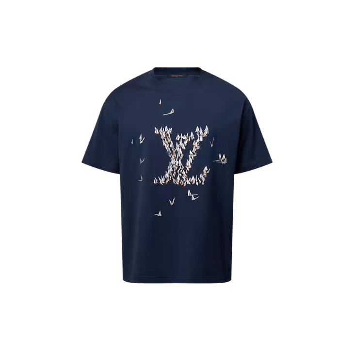 Louis Vuitton Embroidered Cotton T-Shirt Size US XS / EU 42 / 0 - 1 Thumbnail
