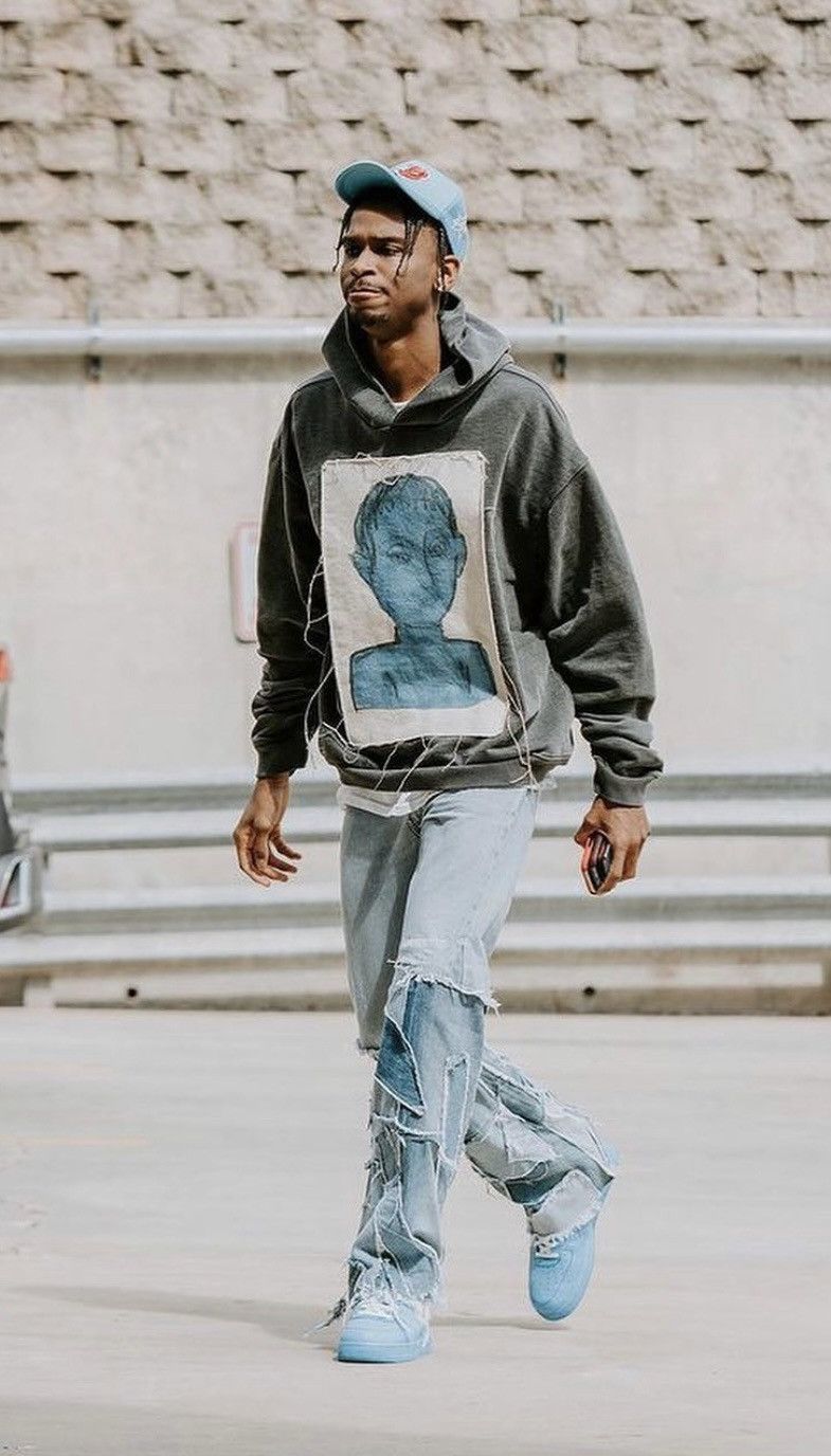Other Blue boii hoodie styled by Maresean diggs brown vintage RARE Size US M / EU 48-50 / 2 - 1 Thumbnail