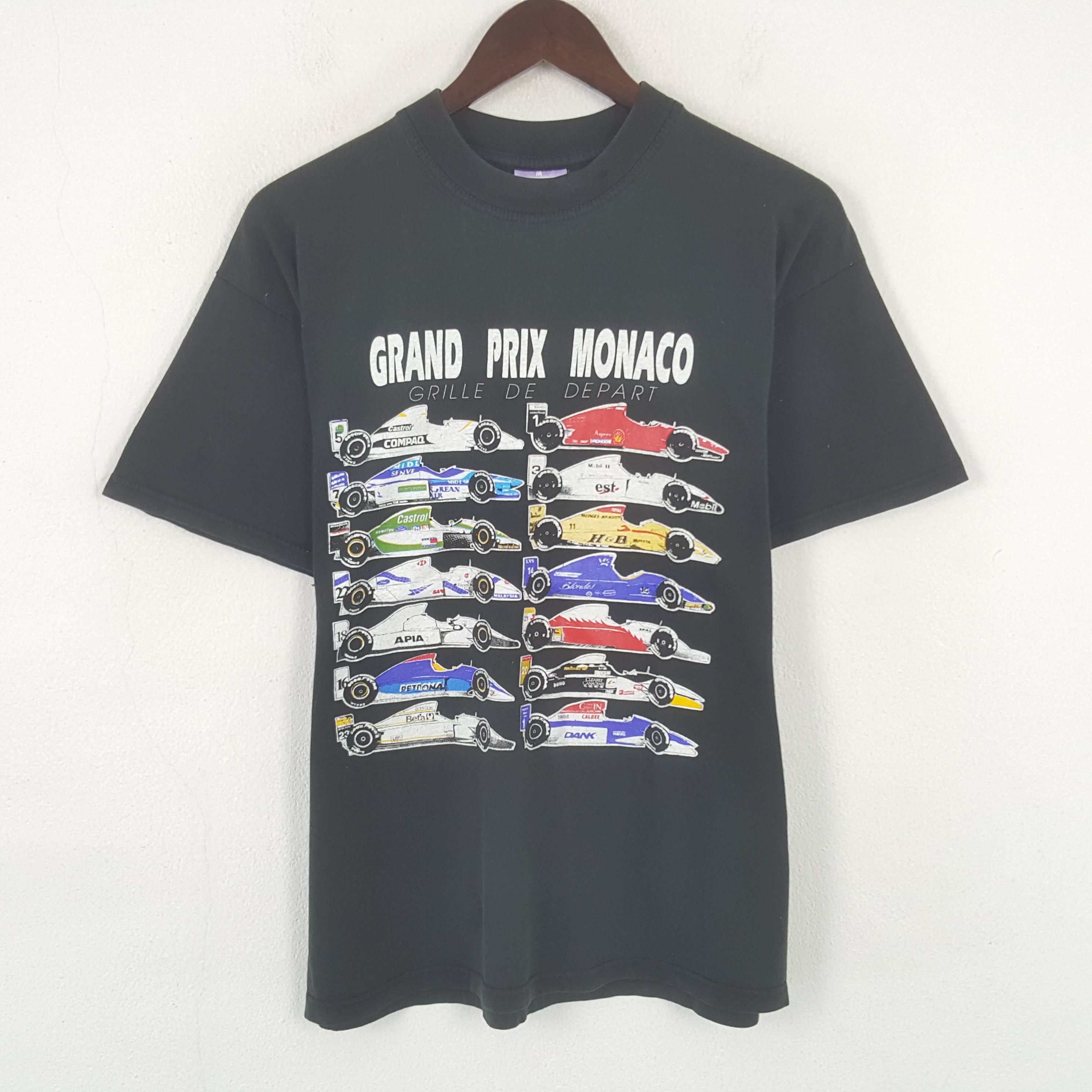 Vintage Vintage Grand Prix Monaco Tshirt Size US M / EU 48-50 / 2 - 1 Thumbnail