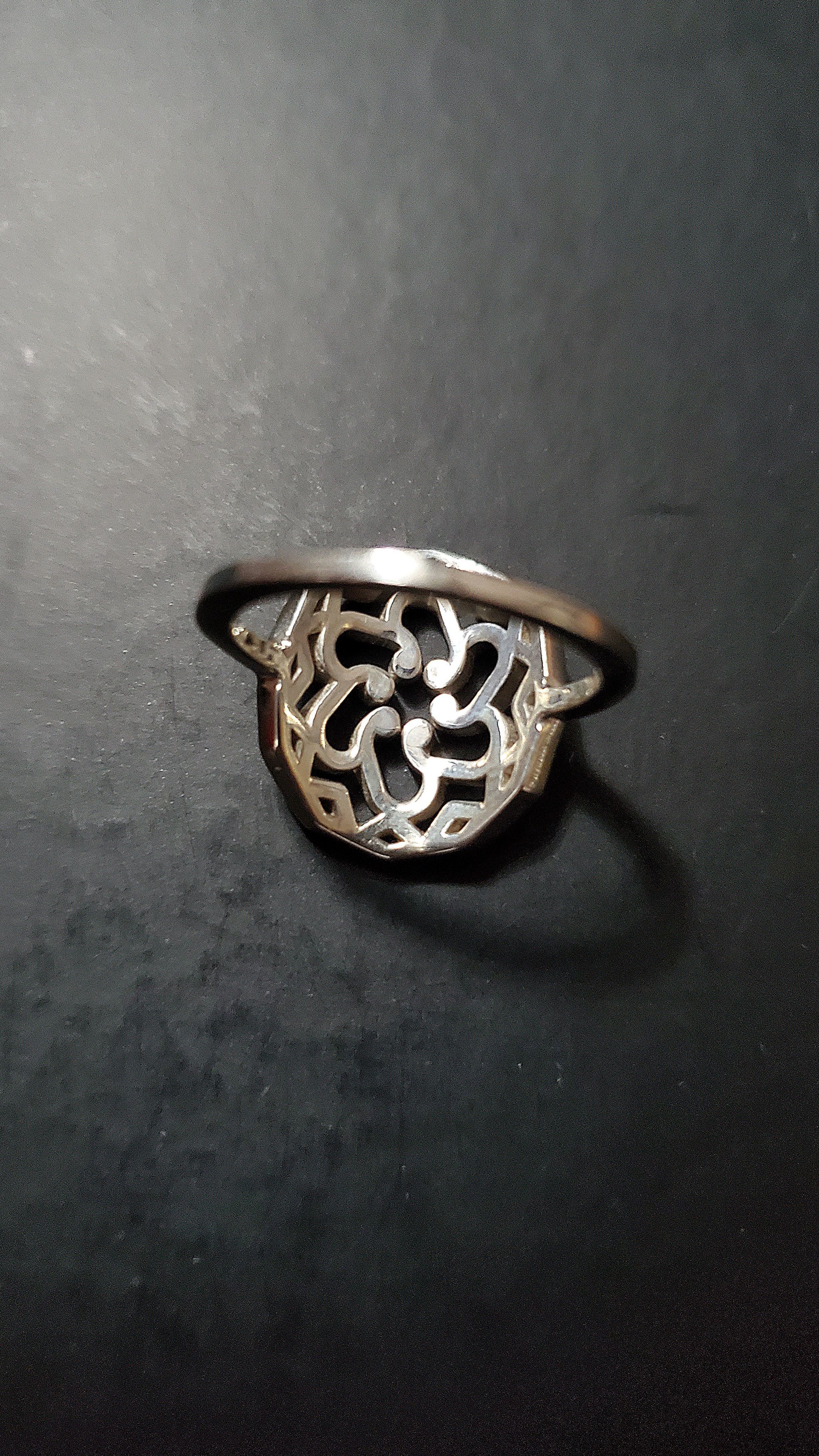 Designer Capablanca Sterling Silver Geometric Ring New in Box Size 6 Size ONE SIZE - 9 Thumbnail