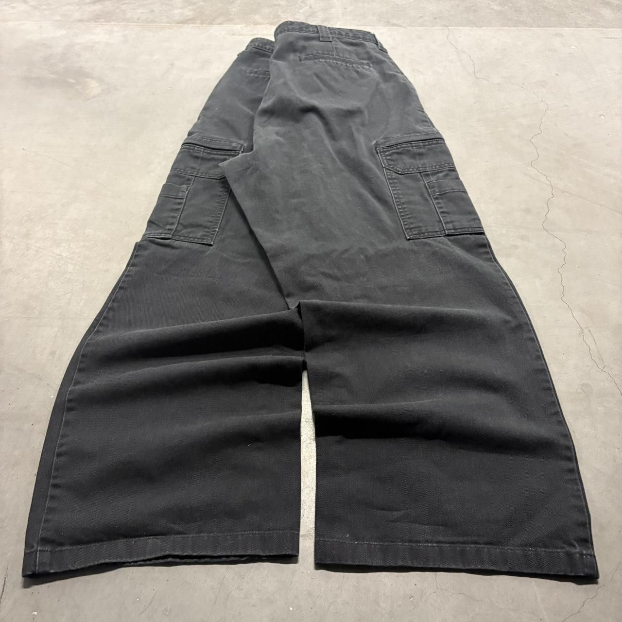 Vintage Crazy Vintage Y2K 2000s Baggy Black Streetwear Grunge Gorpcore Cargo Pants! Size US 36 / EU 52 - 6 Thumbnail