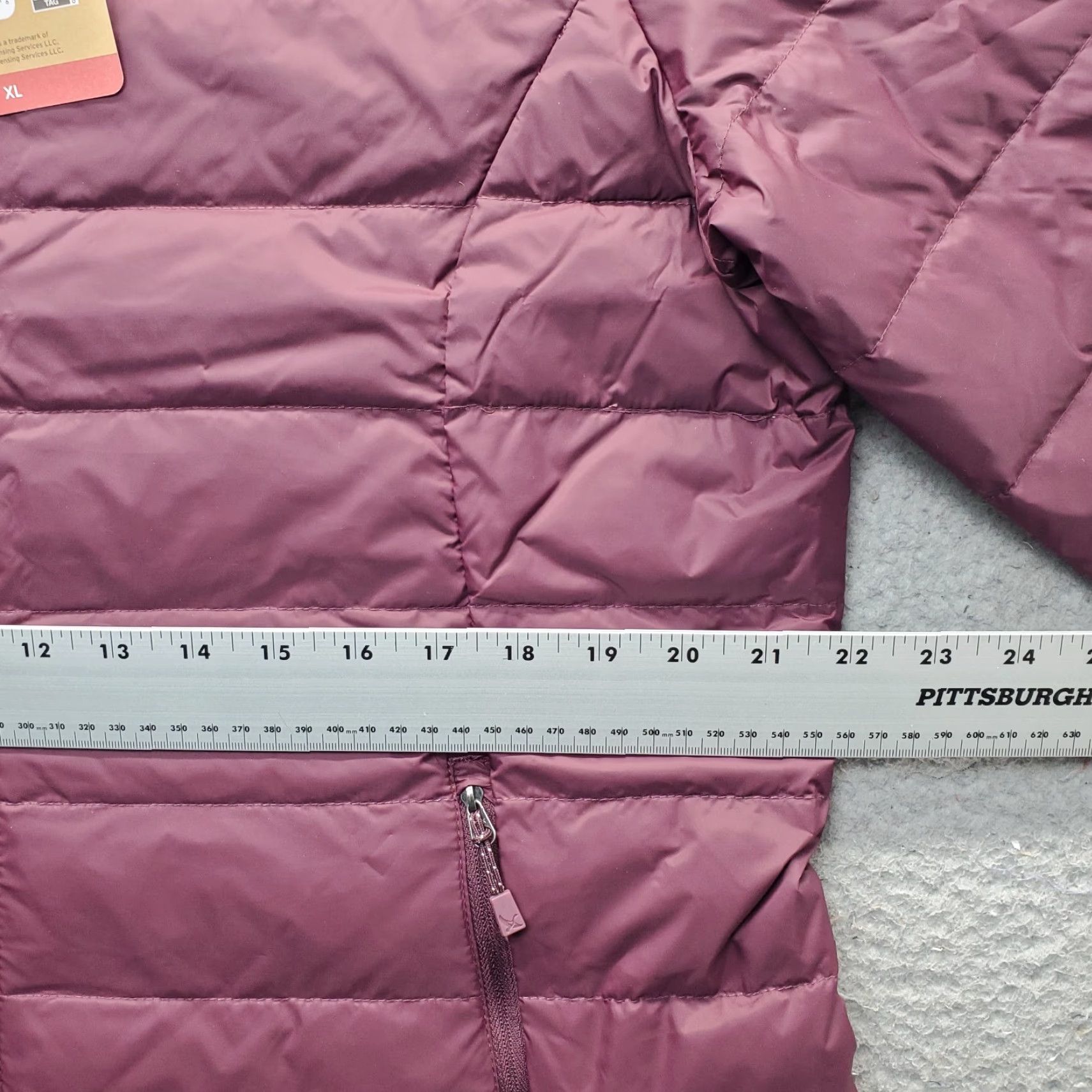 Eddie Bauer Eddie Bauer 650 Down Packable Travel Jacket Women XL Burgundy Lightweight Zip Up Jacket Size XL / US 12-14 / IT 48-50 - 3 Thumbnail