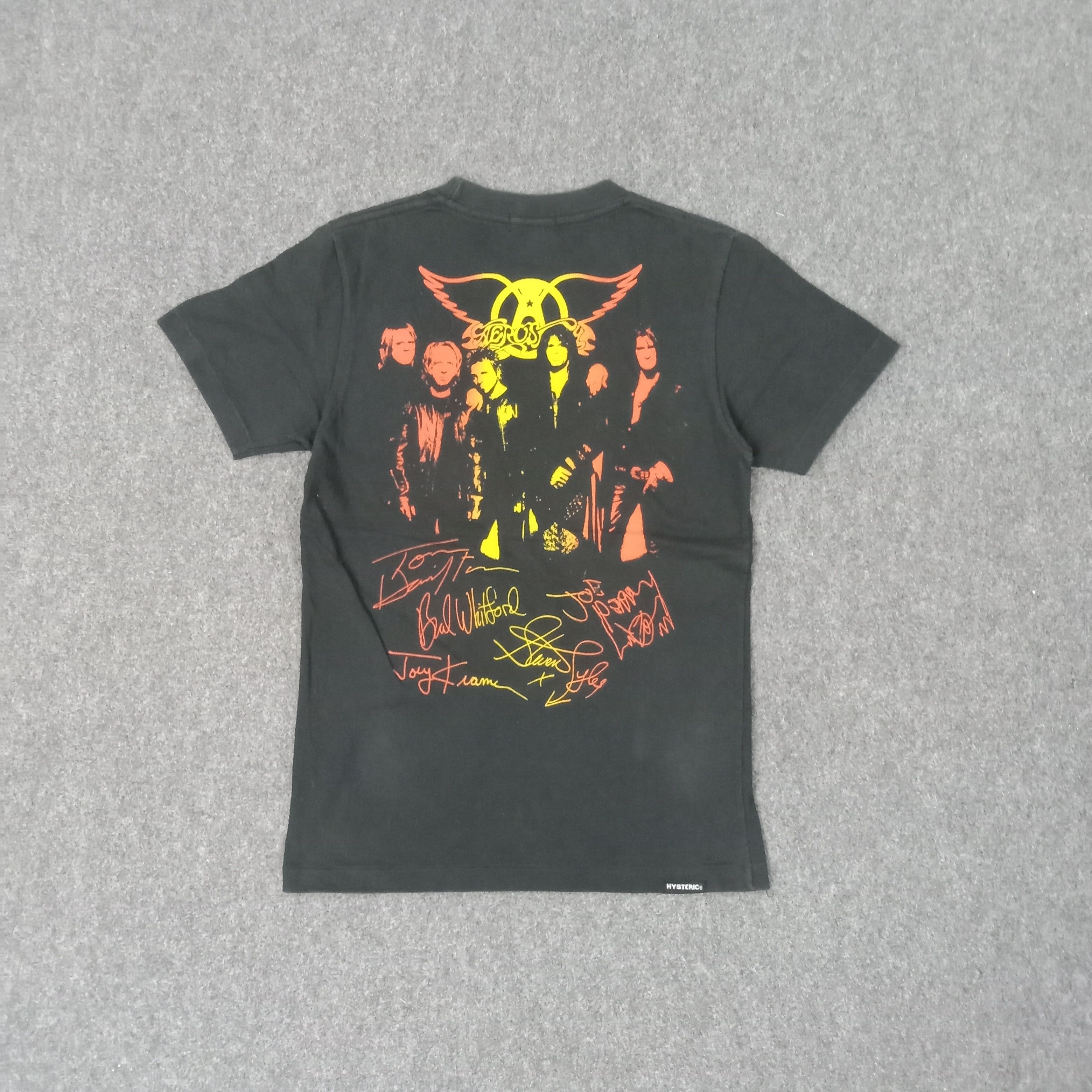 Hysteric Glamour Hysteric Glamour X Aerosmith Japanese Rock Band Tshirt Size US XS / EU 42 / 0 - 1 Thumbnail