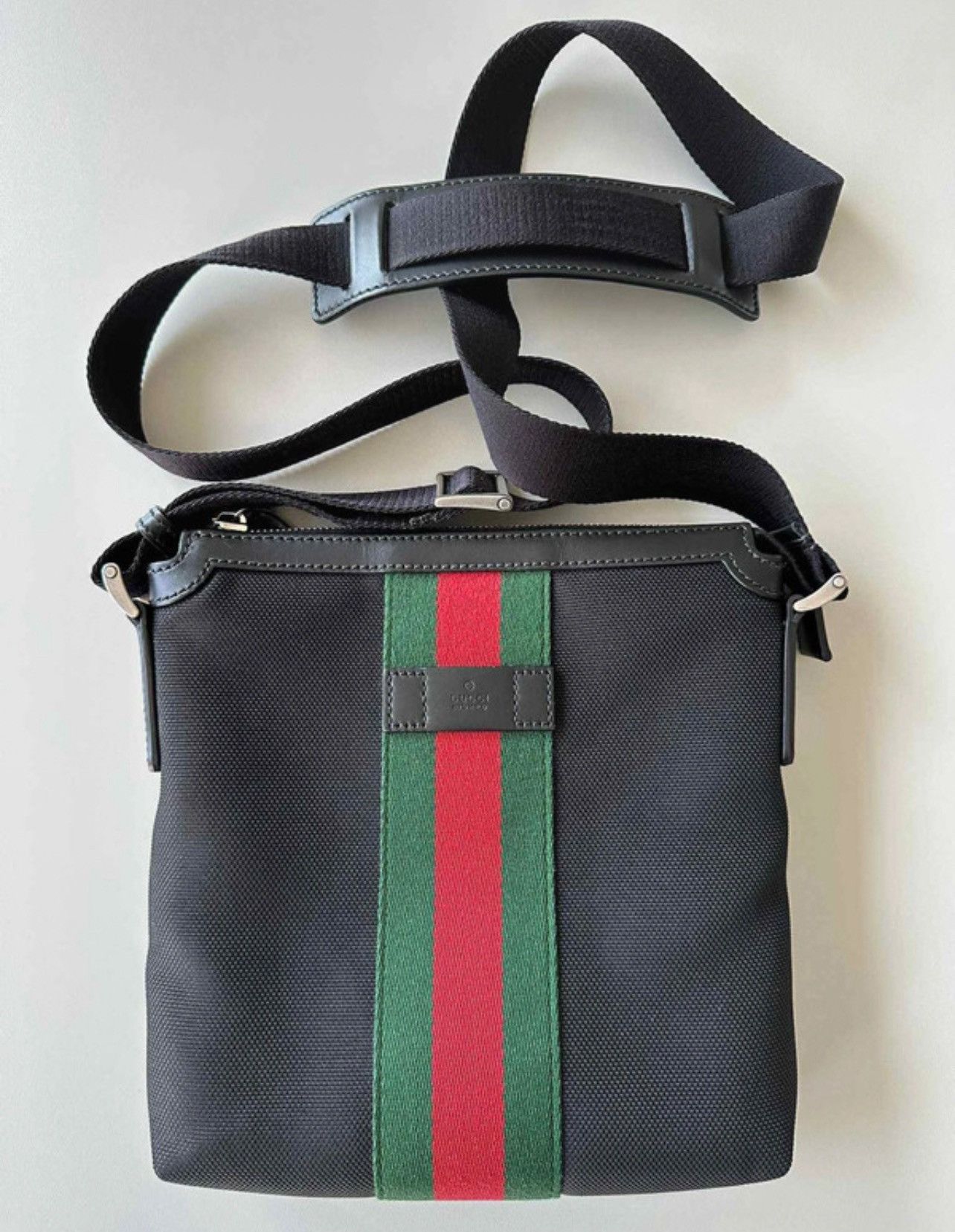 Gucci Gucci Bag Web Messenger Bag Techno Canvas Luxury Size ONE SIZE - 4 Thumbnail