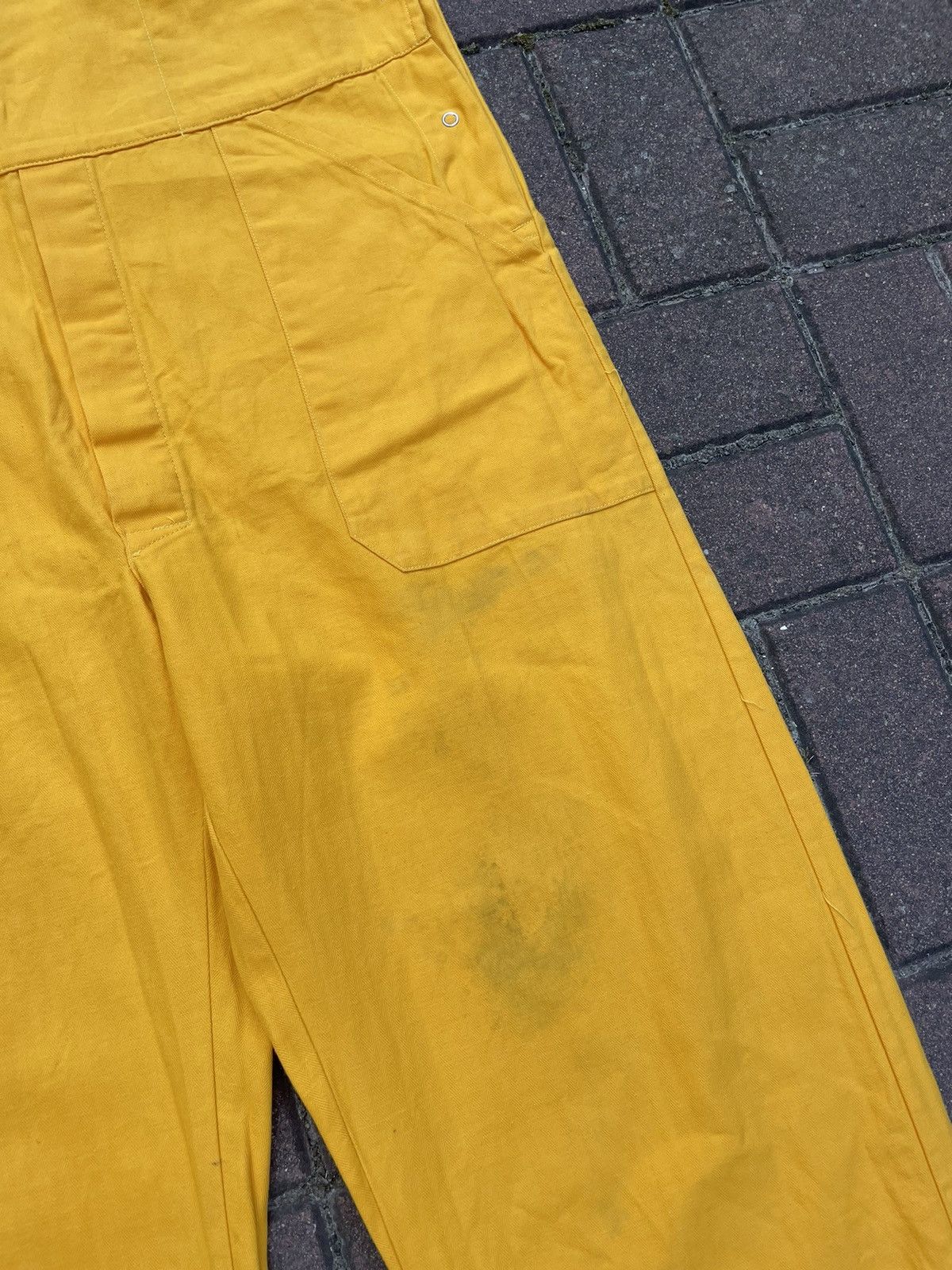 Le Laboureur × Vintage Vintage French Sanfor Workwear Faded Overalls Pants Size US 38 / EU 54 - 7 Thumbnail