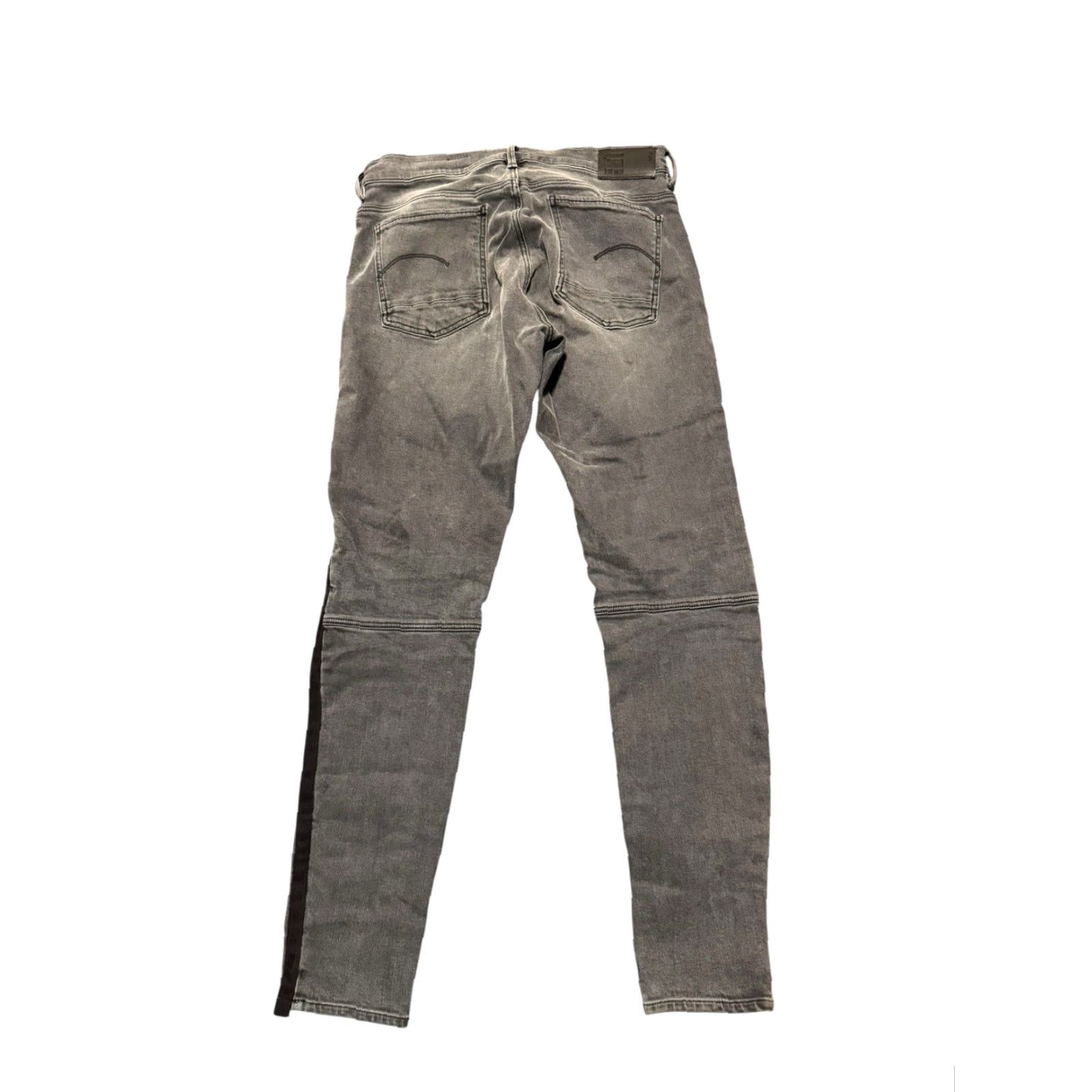 G-Star G-Star Raw Jeans 1914 3D Skinny Denim Moto Women 31x32 Gray NEW Size 24" / US 00 / IT 34 - 6 Thumbnail