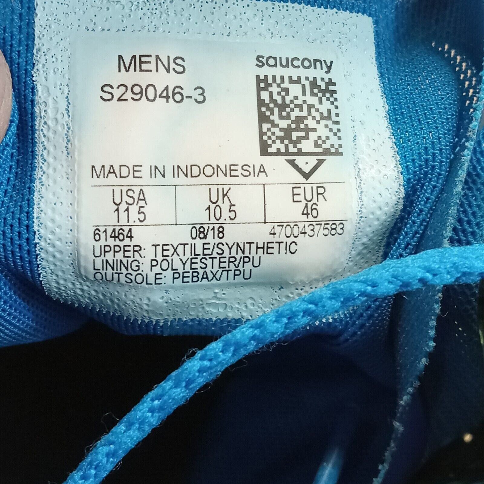 Saucony Saucony Endorphin Racing Shoes 11.5 Men's ISOFIT S29046–3 Size US 11.5 / EU 44-45 - 11 Thumbnail