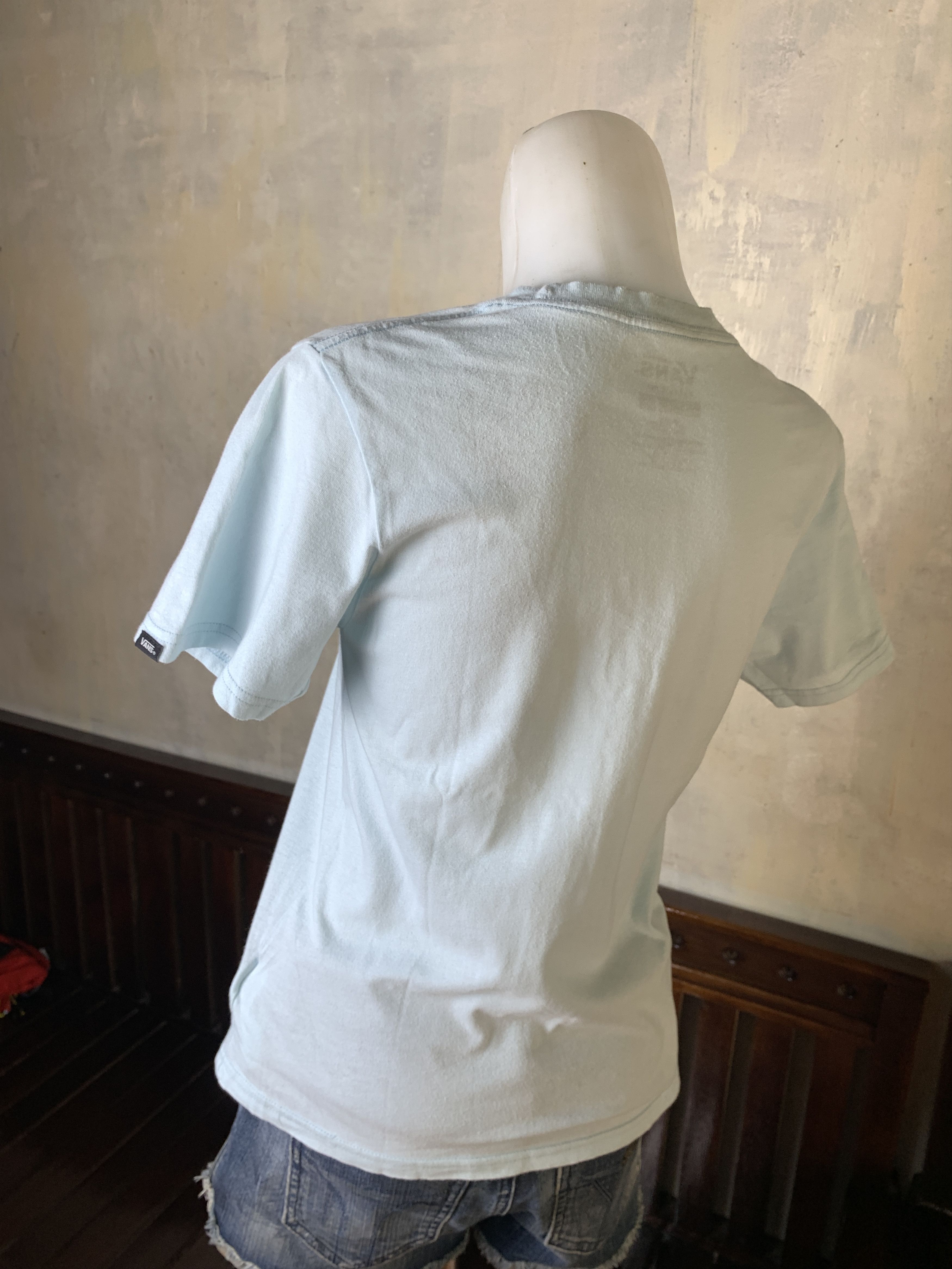 Vans Vans Baby Blue Orange Juice Graphic Tee (S) Size S / US 4 / IT 40 - 3 Thumbnail