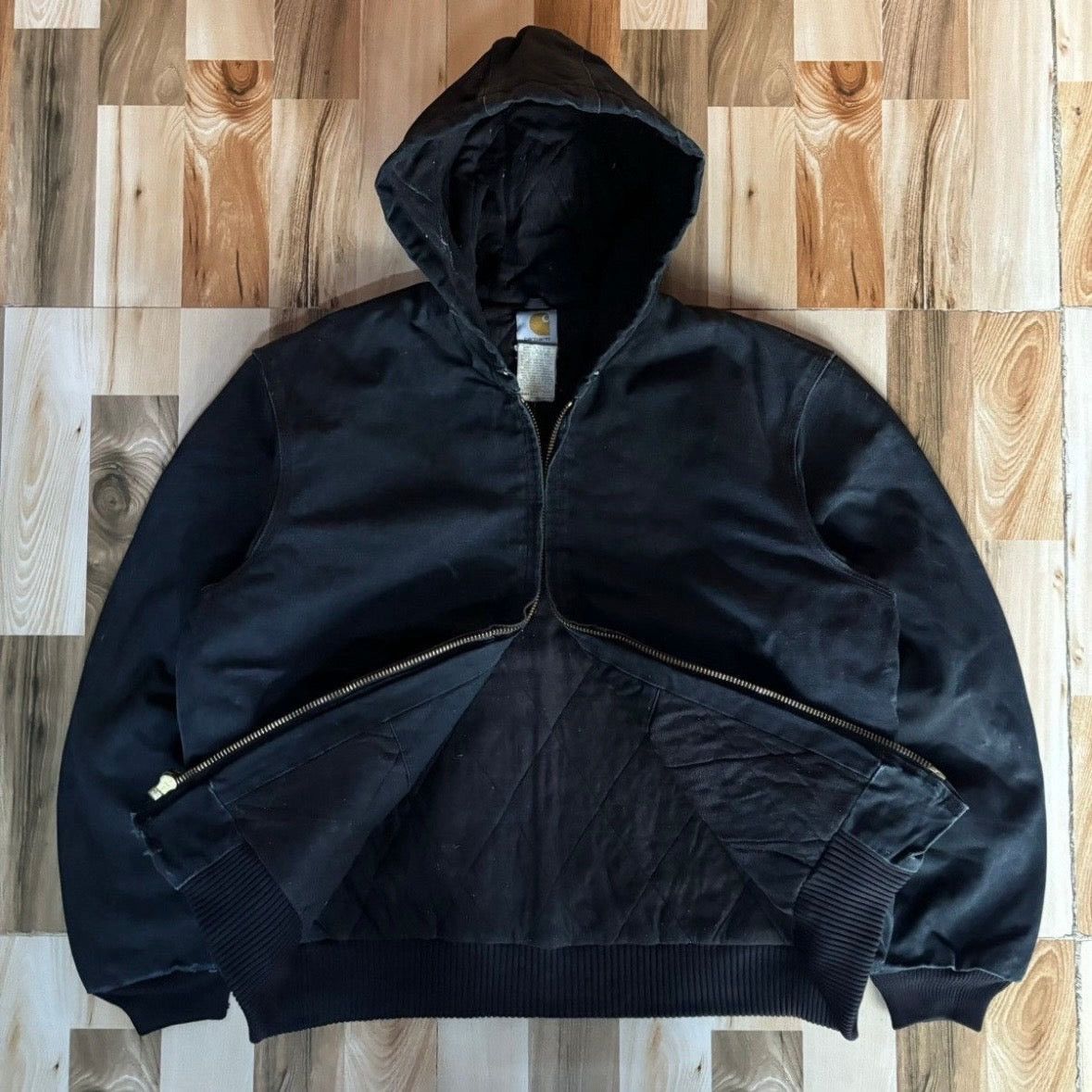 Carhartt Vintage 00s Carhartt Active Jacket BLK Size US L / EU 52-54 / 3 - 5 Thumbnail