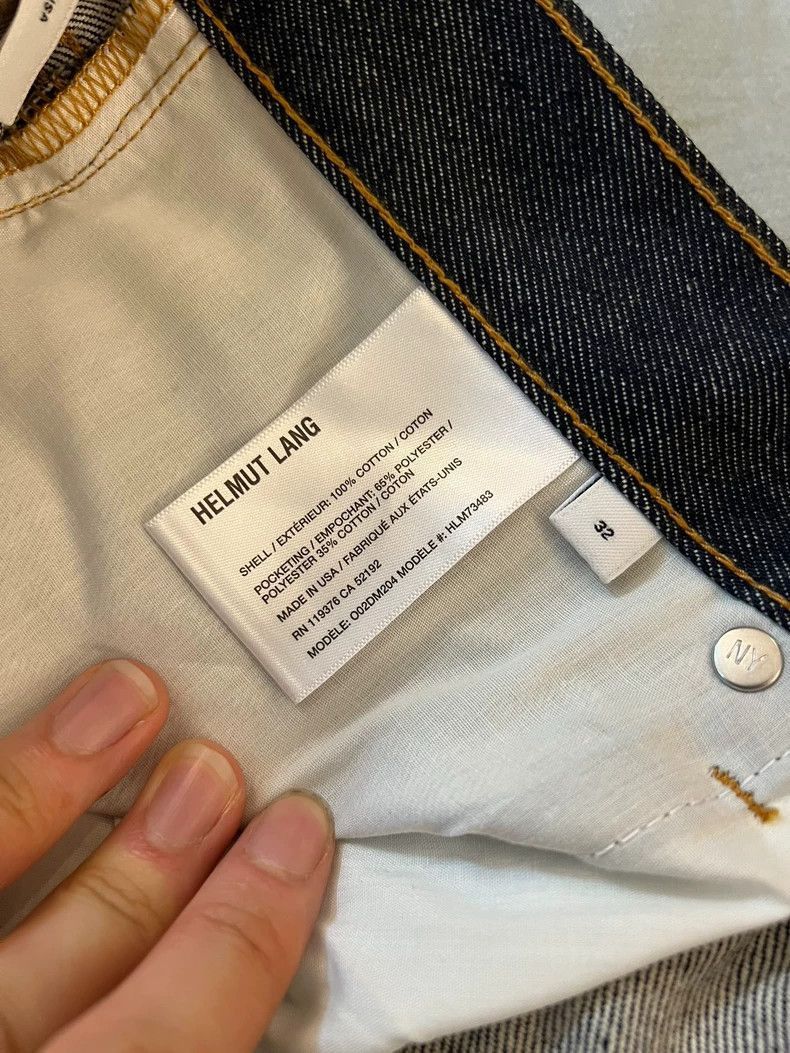 Other Helmut Lang size 3224ss runway core piece jeans -DMC-2508 Size US 32 / EU 48 - 5 Thumbnail