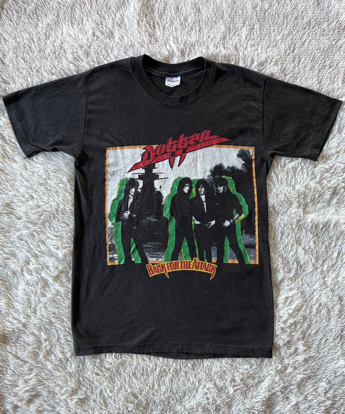 Band Tees × Vintage Vintage 80s Dokken Band T Shirt Size US M / EU 48-50 / 2 - 1 Thumbnail
