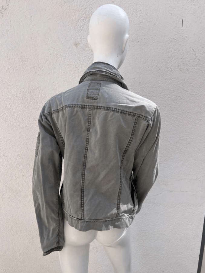 Marithe + Francois Girbaud Marithe Francois Girbaud Jacket Bomber Stealh Coat EX0099 Size M / US 6-8 / IT 42-44 - 5 Thumbnail