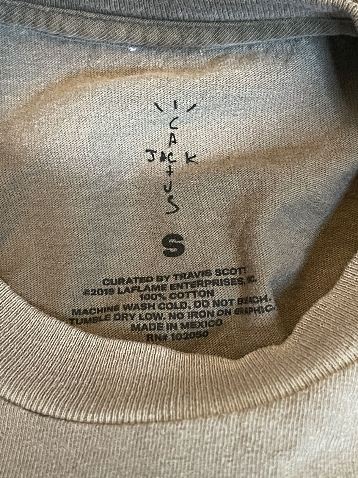 Travis Scott Travis Scott Astroworld 2019 Houston Brown Tee Size Small Size US S / EU 44-46 / 1 - 3 Thumbnail