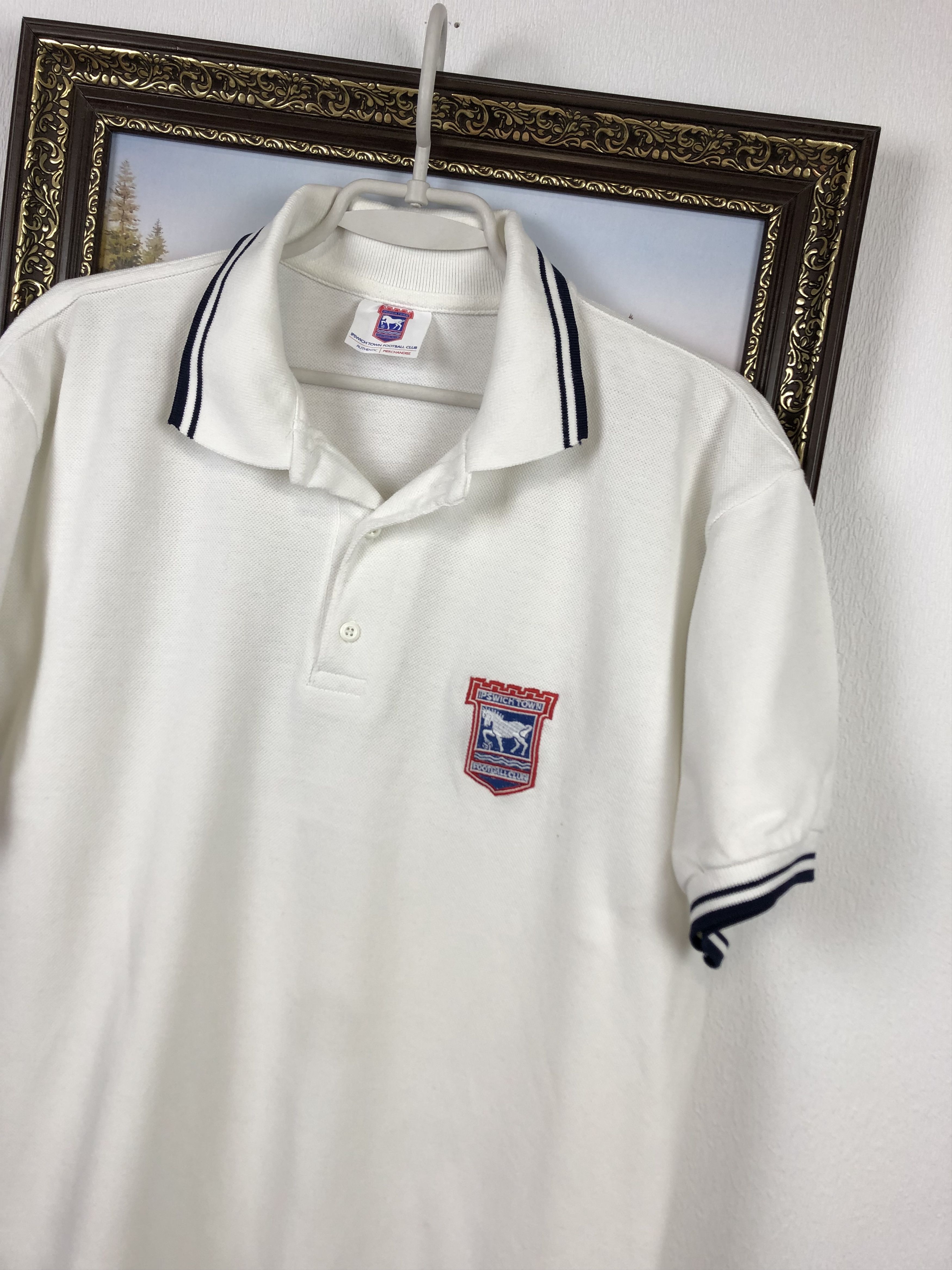 Vintage Vintage Ipswich Town Football Shirt Soccer Polo Jersey Rare Size US M / EU 48-50 / 2 - 4 Thumbnail