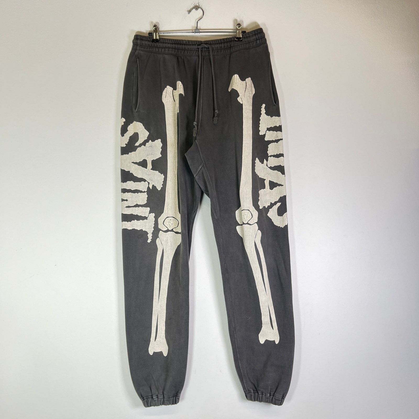 Saint Michael Saint Michael Skeleton Bone Sweatpants Size US 32 / EU 48 - 1 Thumbnail